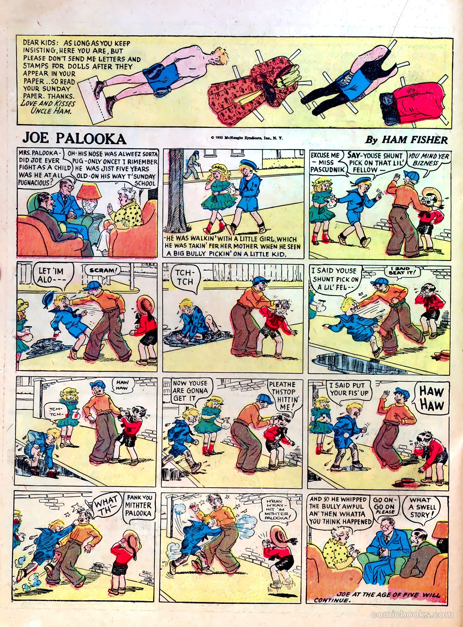 Famous Funnies #5 — page 36 of 64
