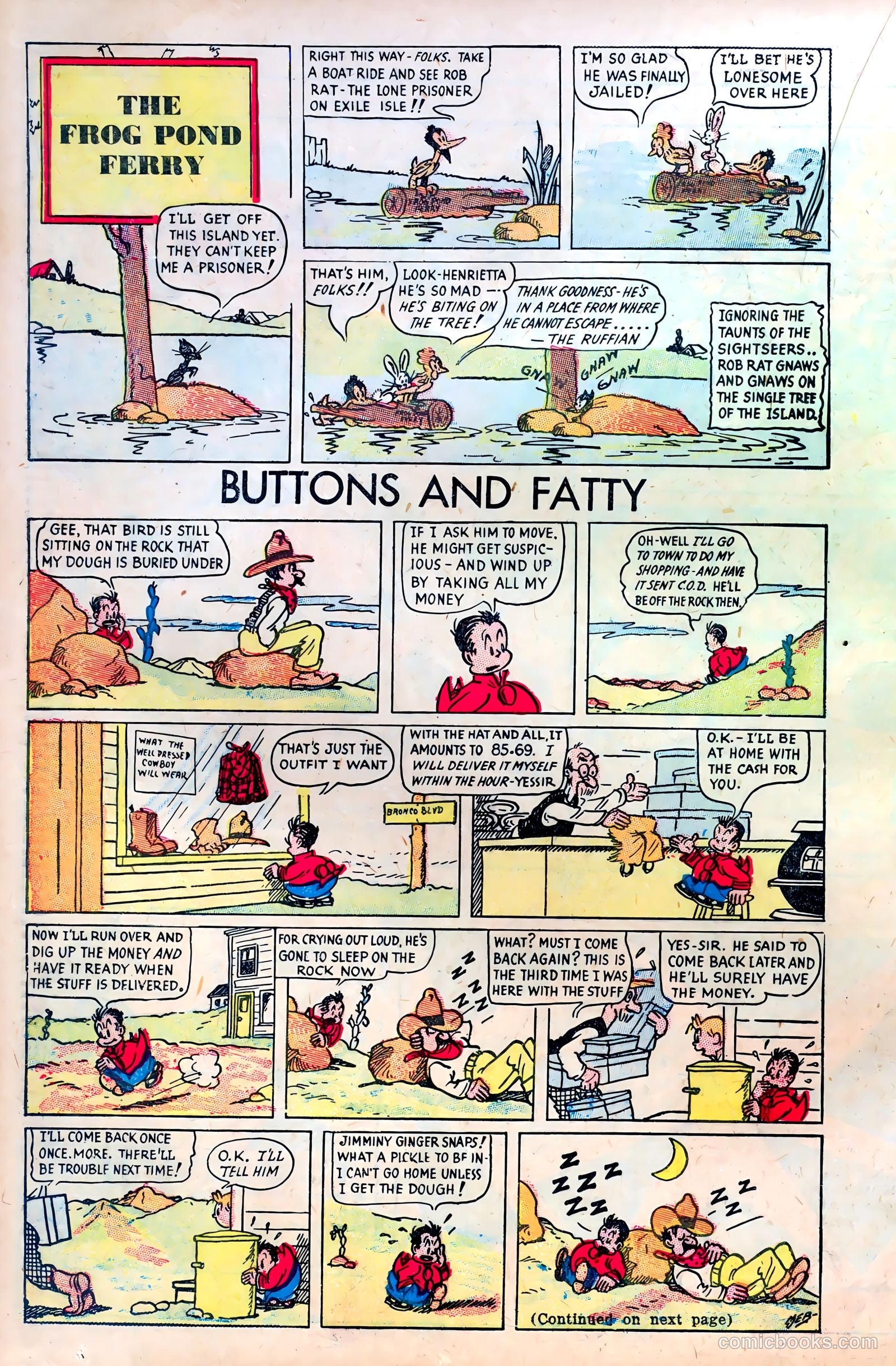 Famous Funnies #5 — page 38 of 64