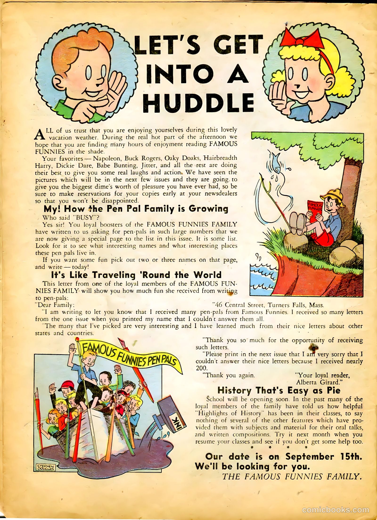 Famous Funnies #50 — page 10 of 64