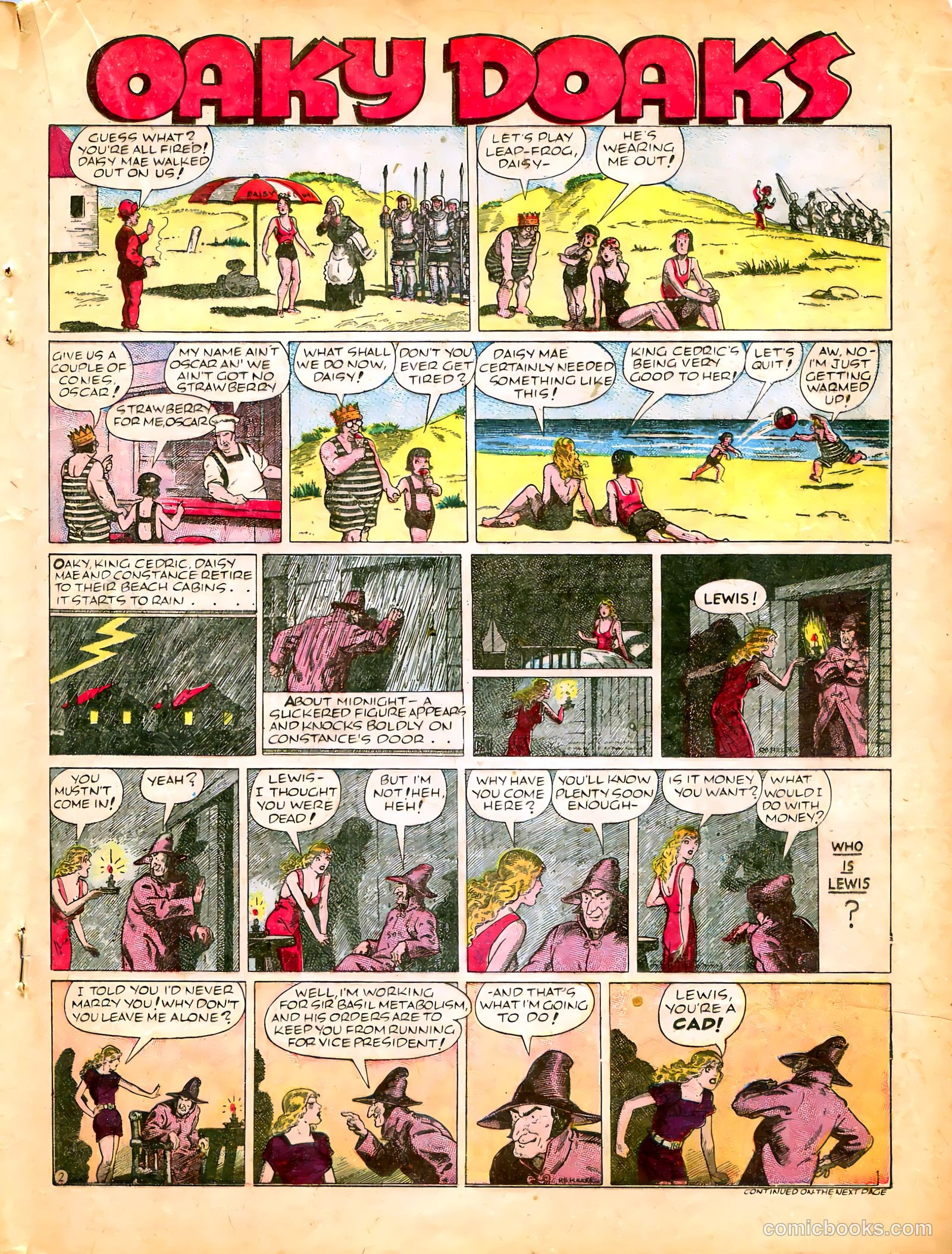 Famous Funnies #50 — page 35 of 64