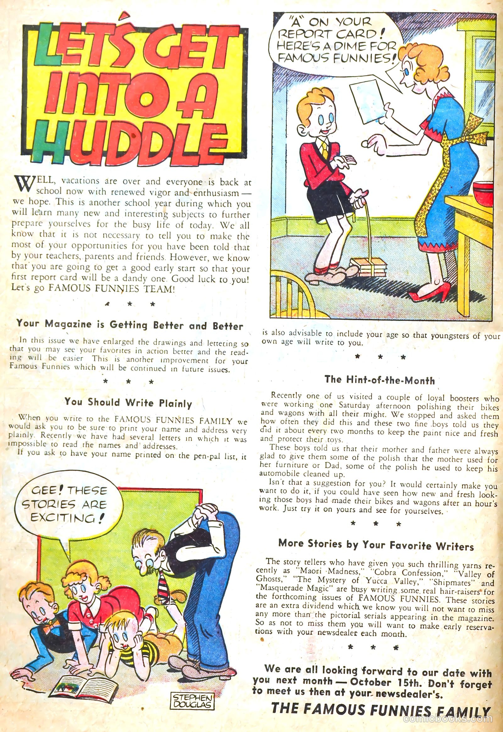Famous Funnies #51 — page 10 of 63