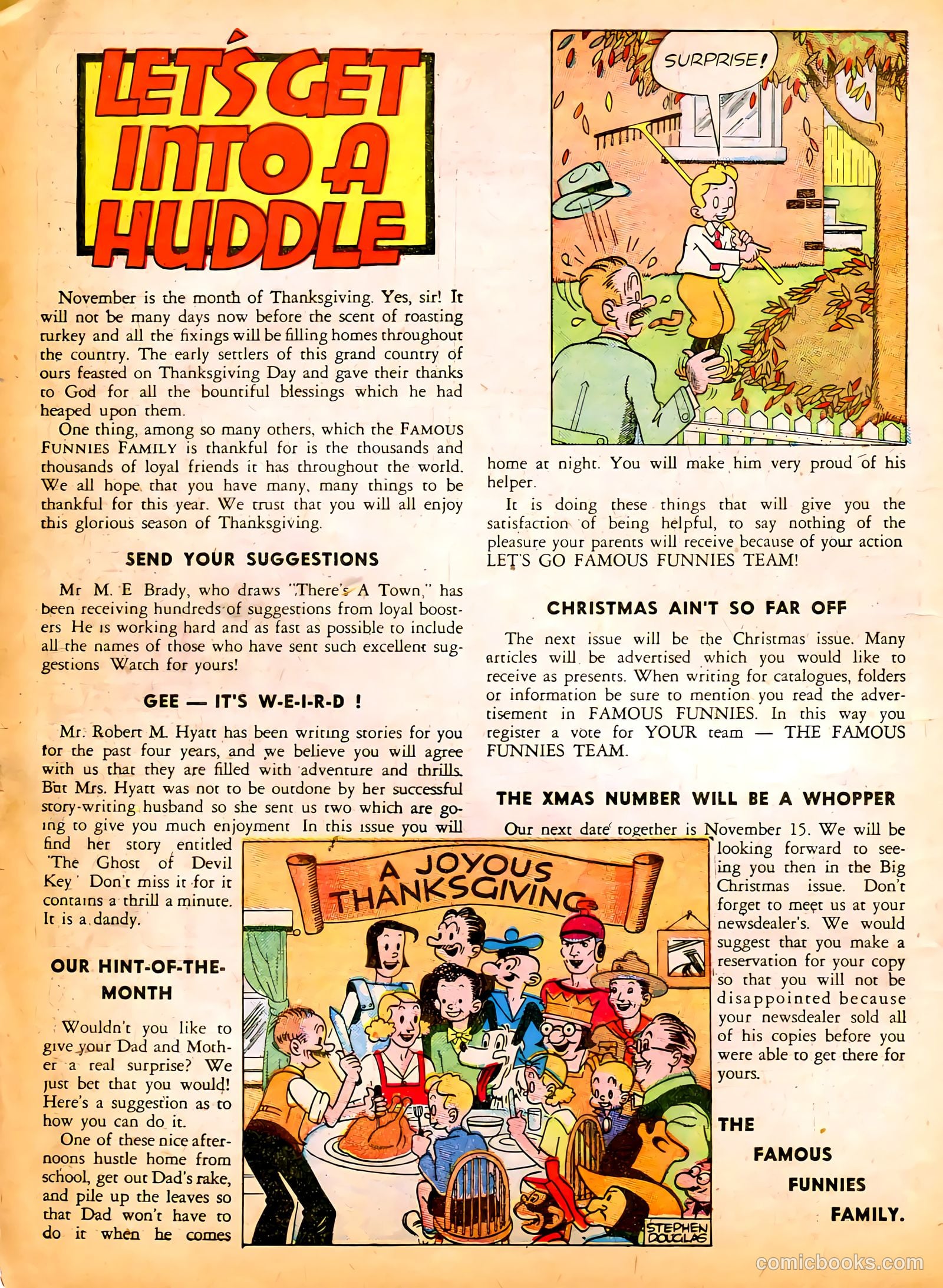 Famous Funnies #52 — page 10 of 64