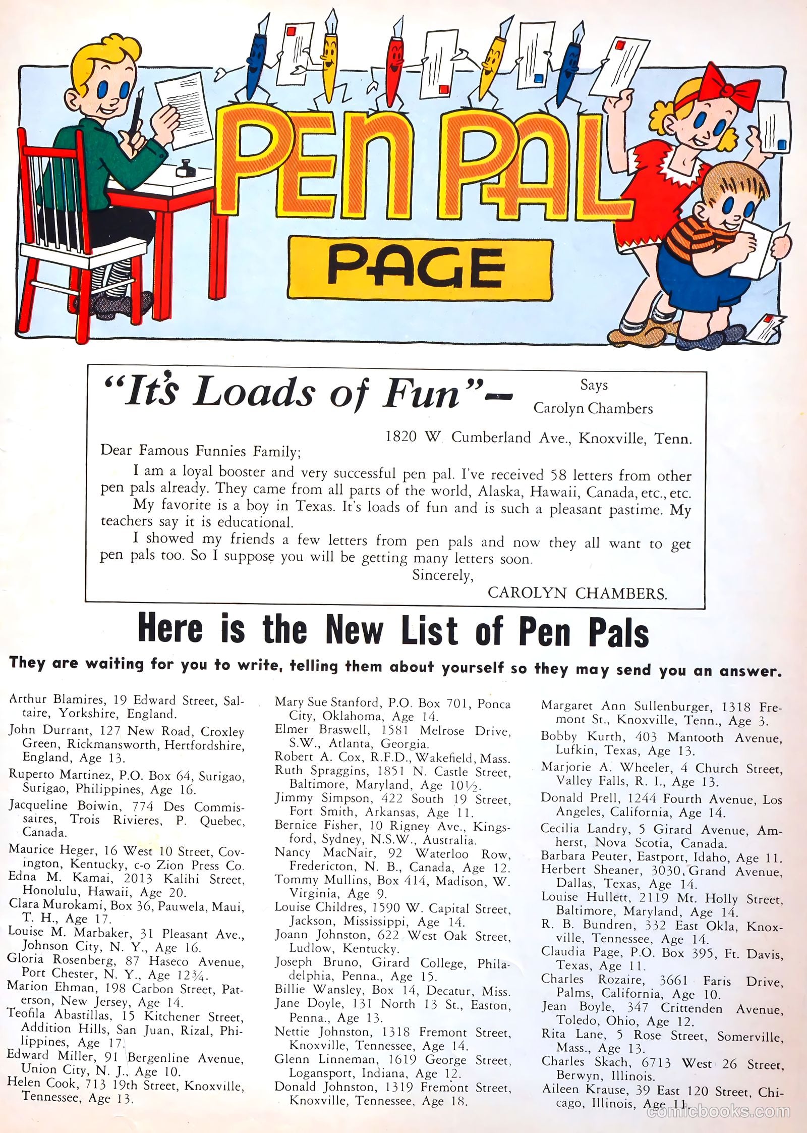 Famous Funnies #52 — page 63 of 64