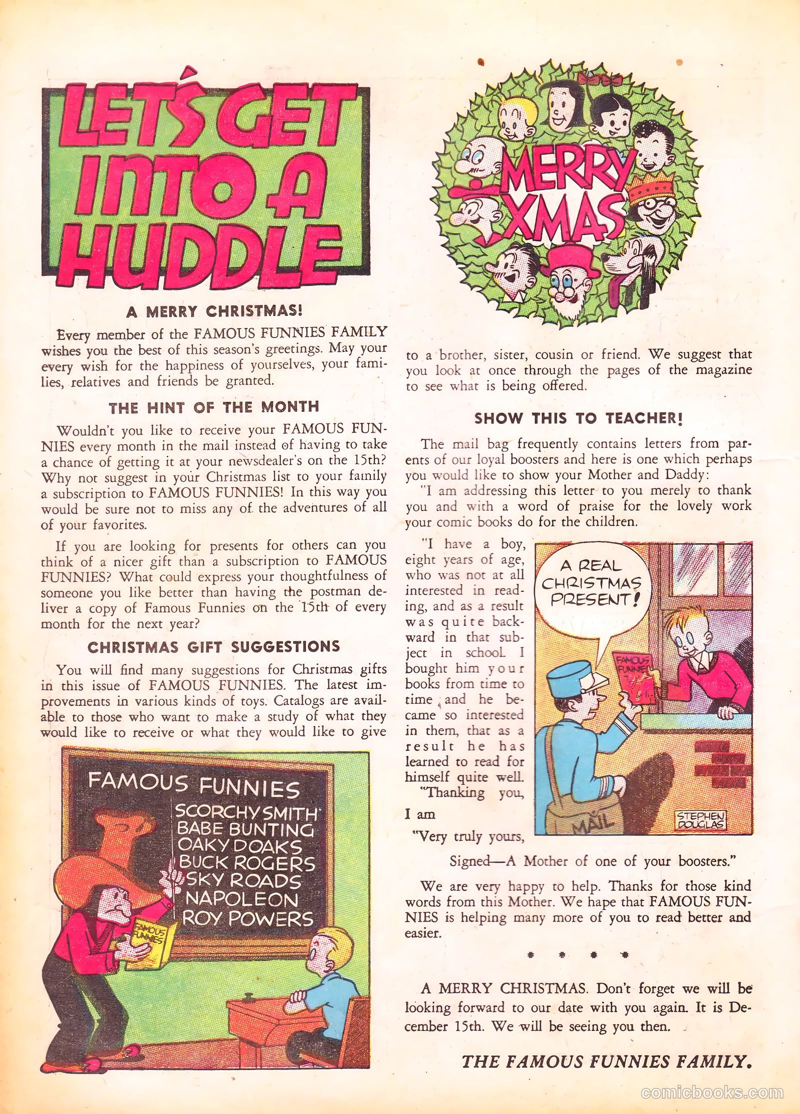 Famous Funnies #53 — page 10 of 64