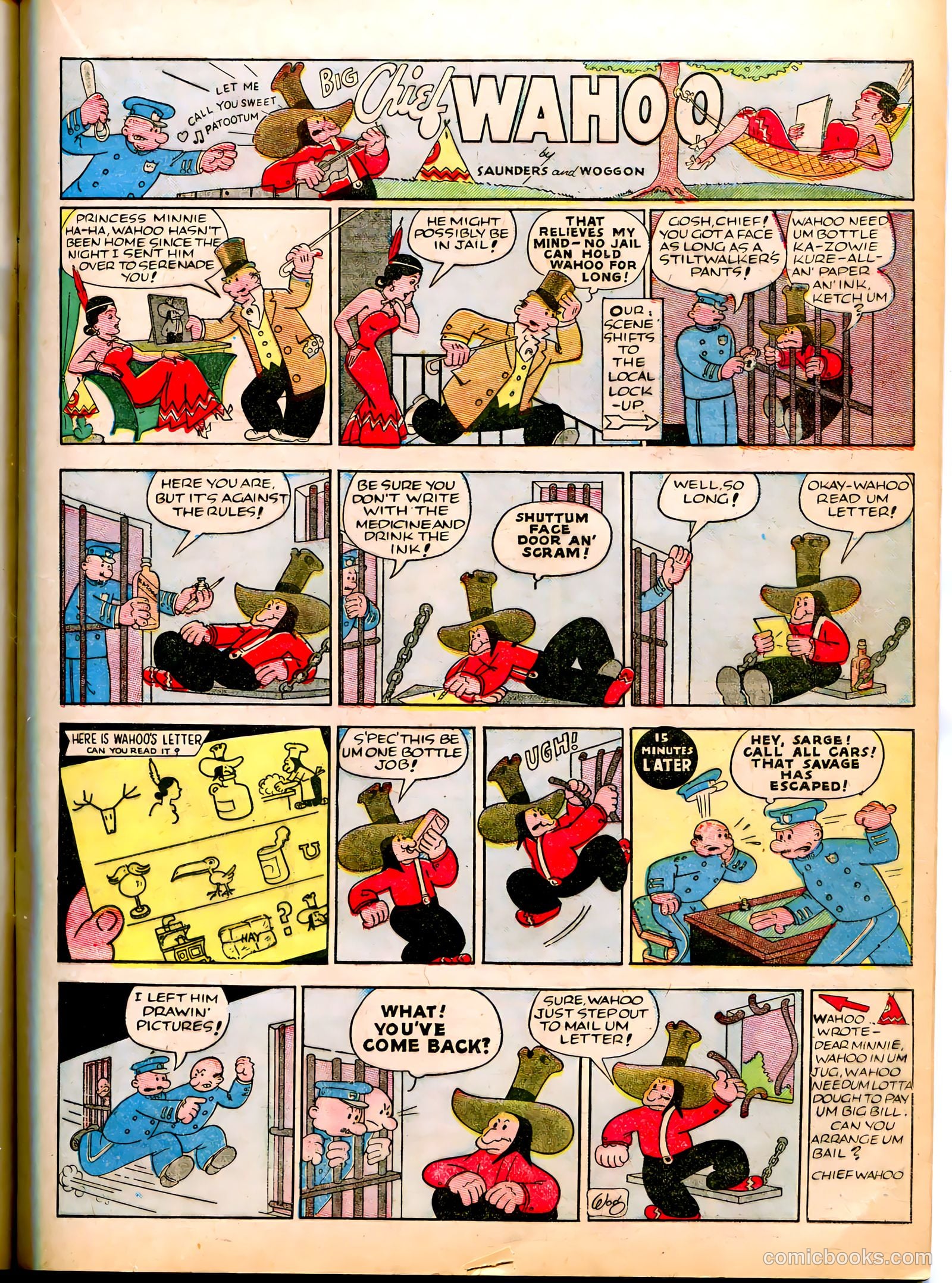 Famous Funnies #54 — page 21 of 64