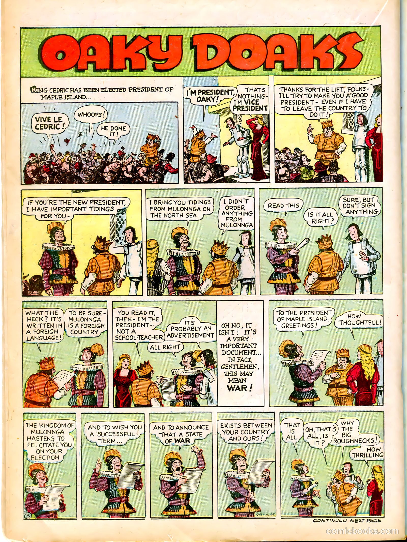 Famous Funnies #54 — page 36 of 64