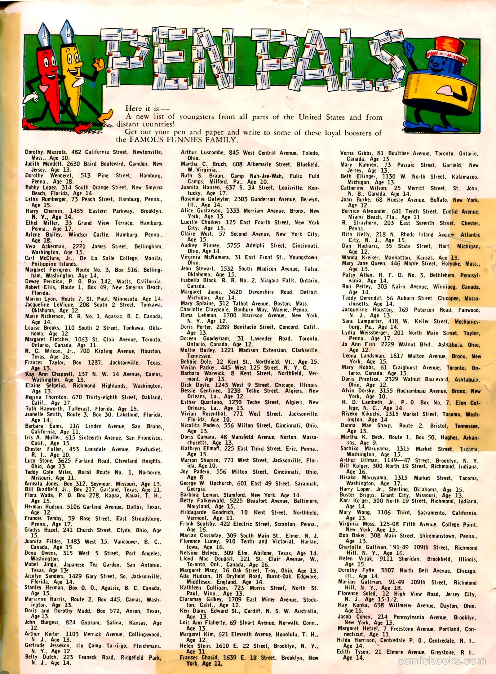 Famous Funnies #54 — page 63 of 64