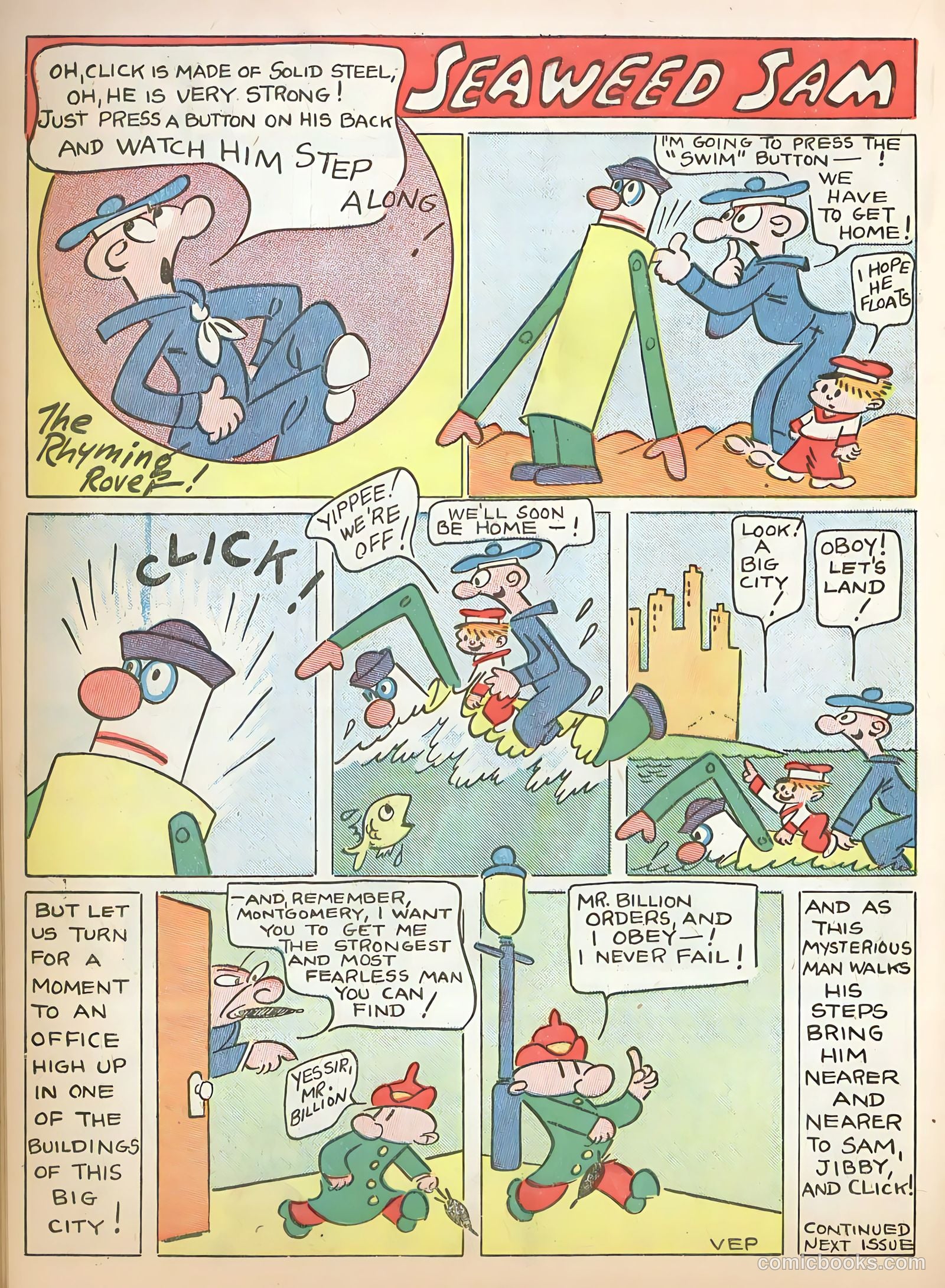 Famous Funnies #55 — page 39 of 66