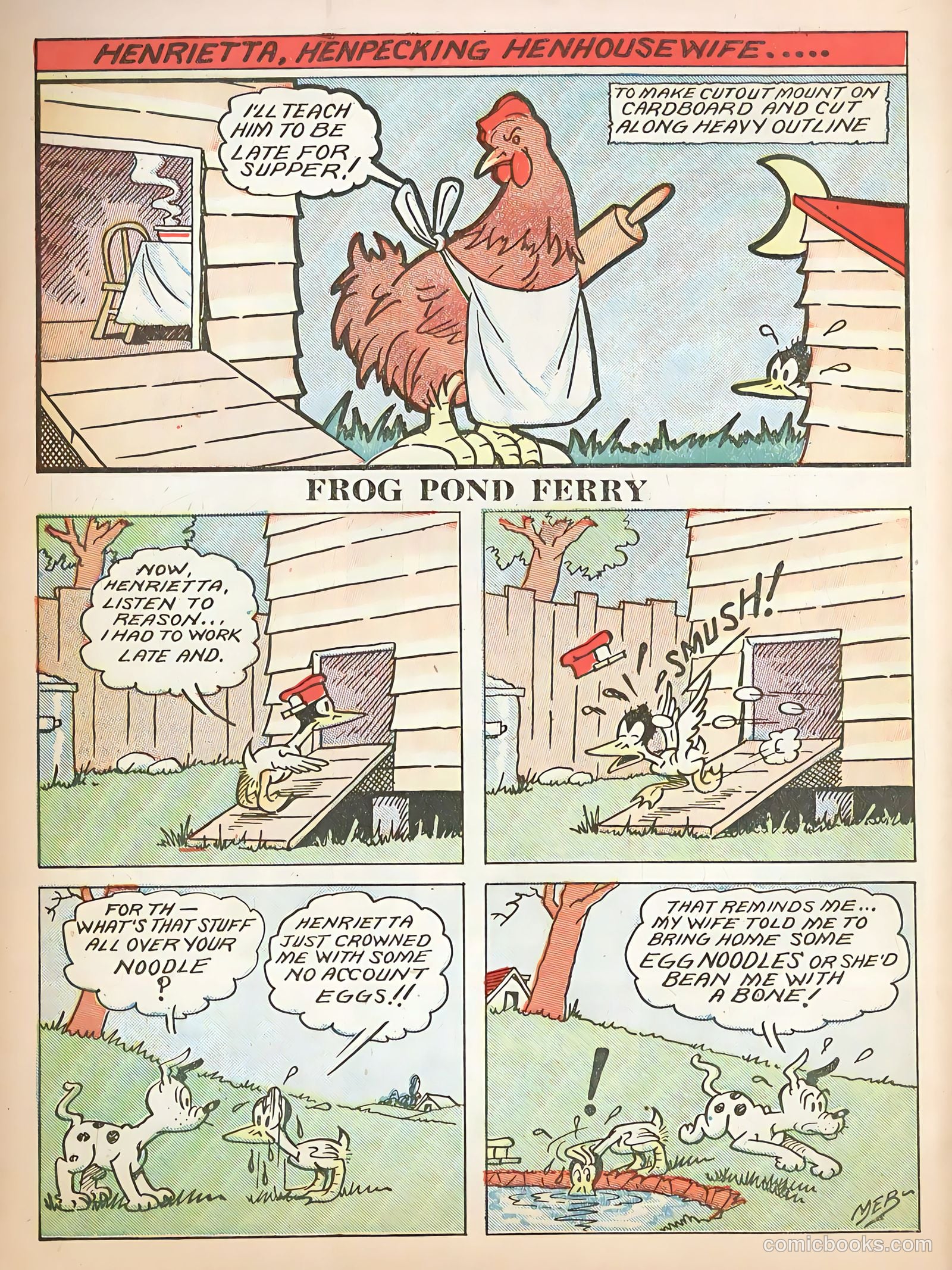 Famous Funnies #55 — page 64 of 66