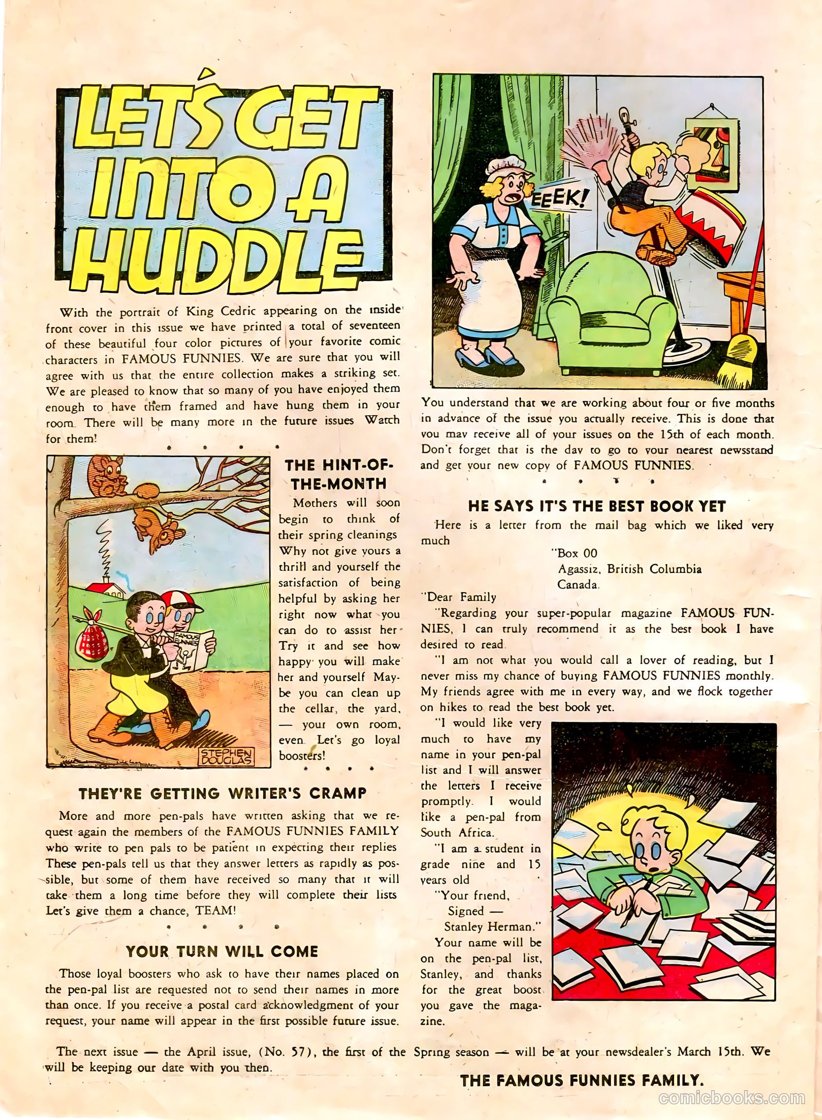 Famous Funnies #56 — page 10 of 64