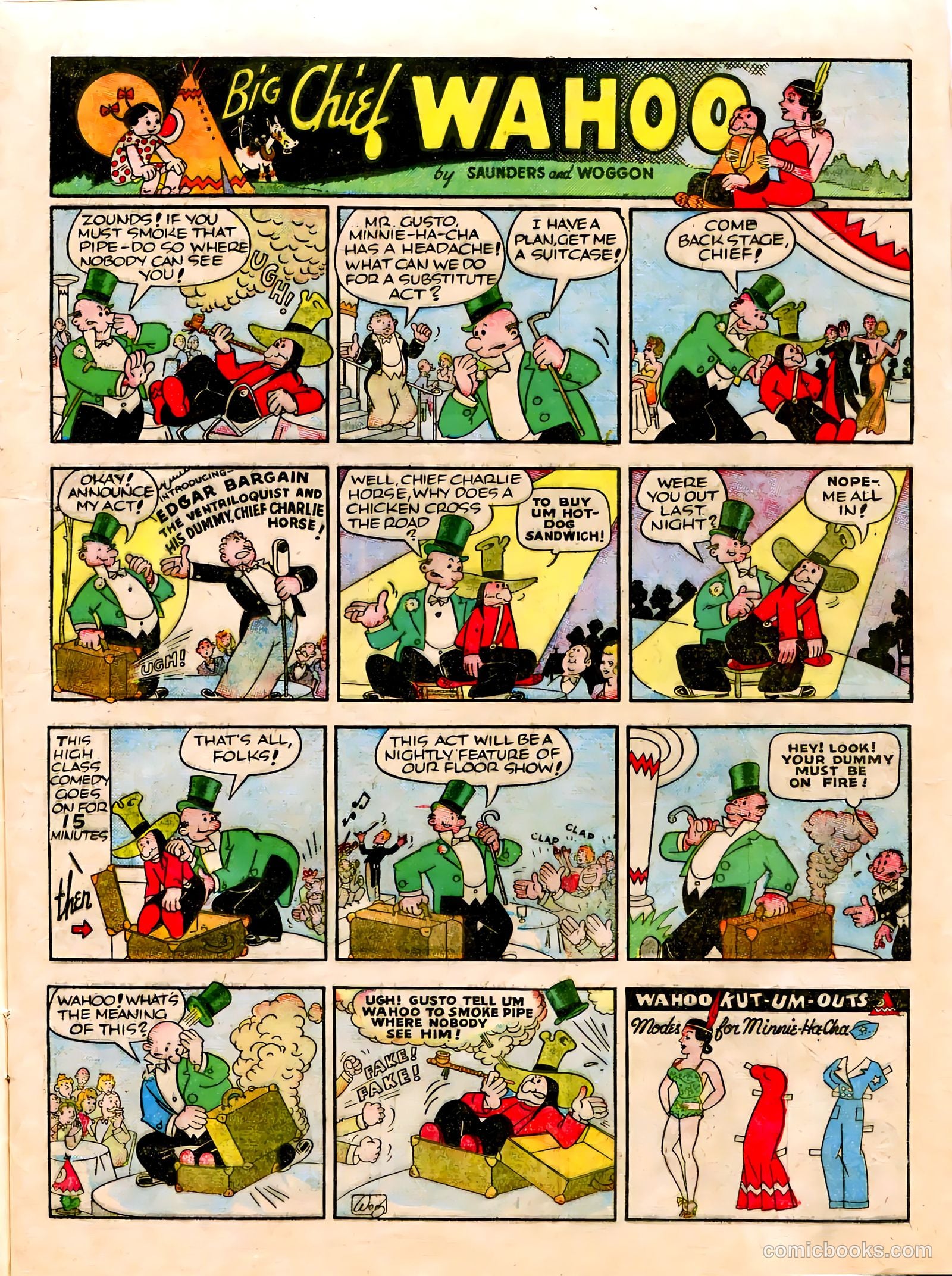 Famous Funnies #56 — page 21 of 64
