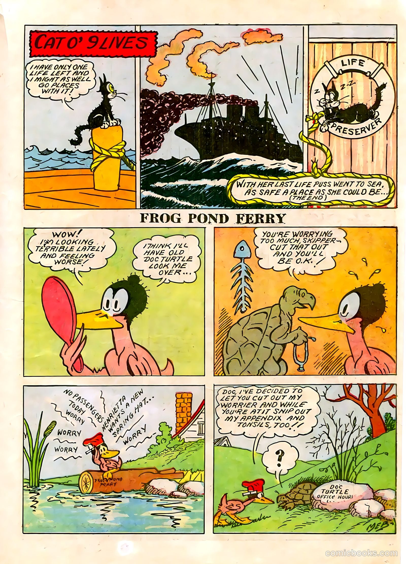 Famous Funnies #56 — page 33 of 64