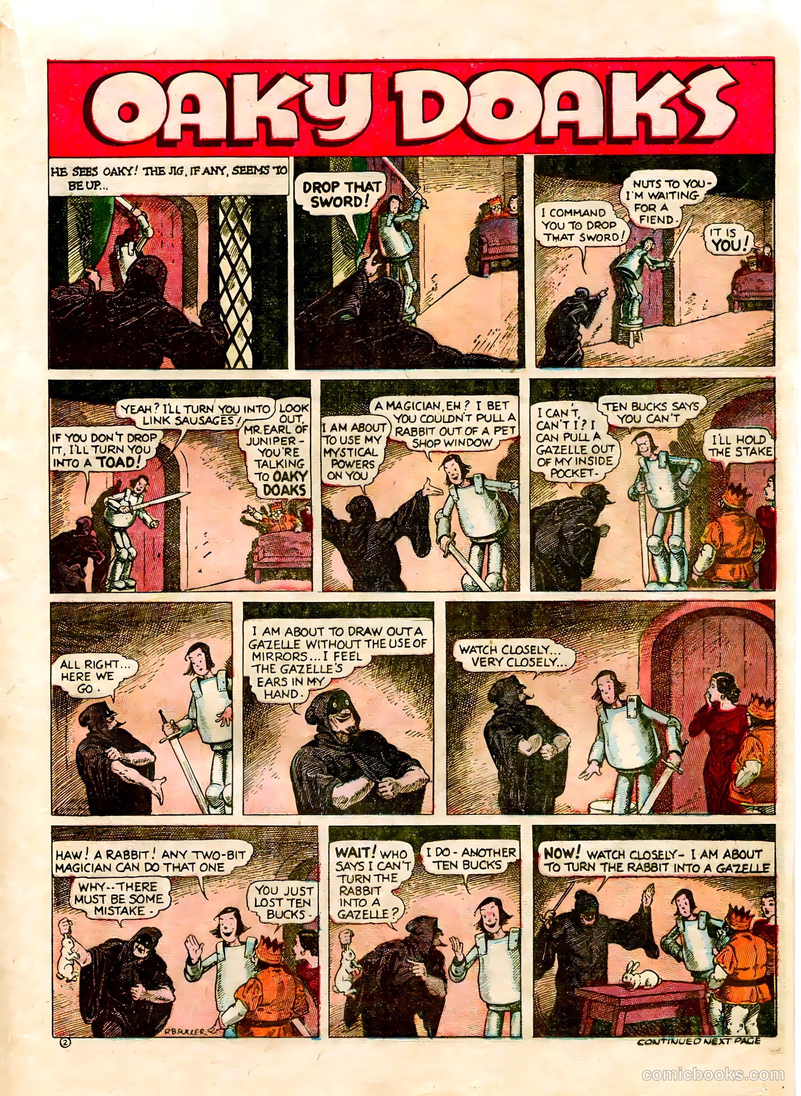 Famous Funnies #56 — page 35 of 64