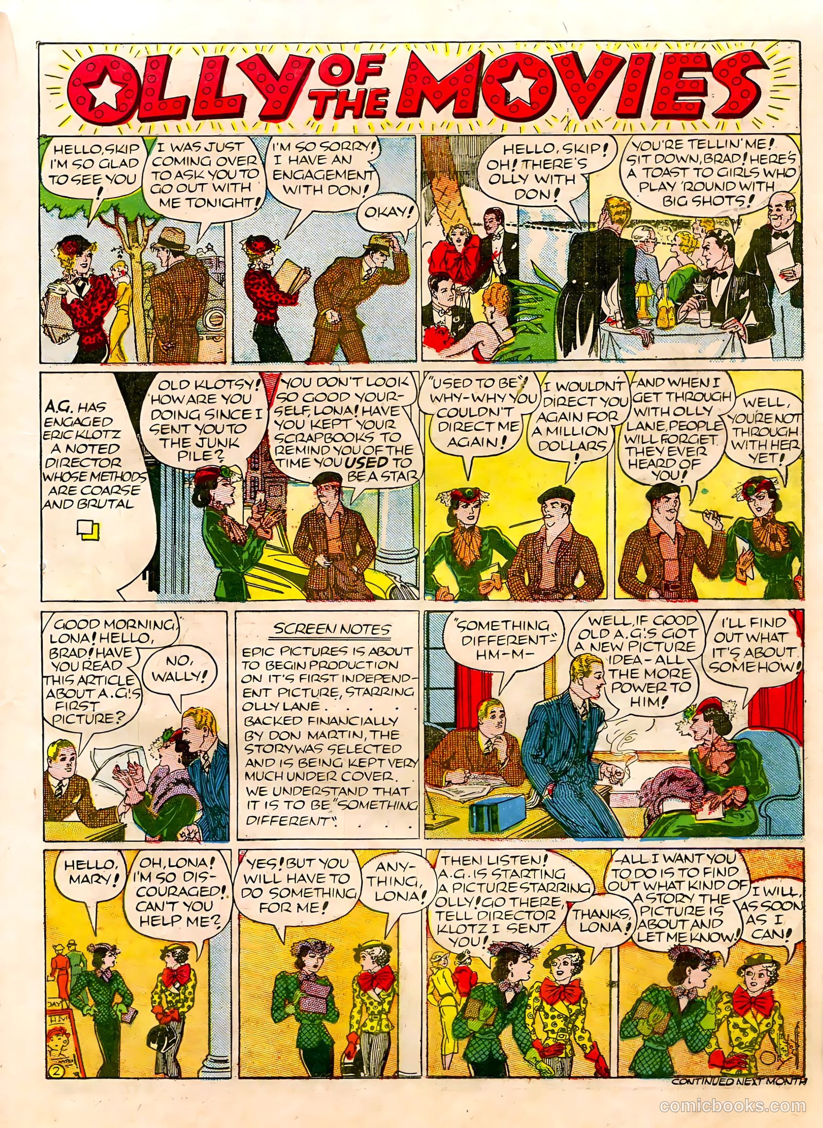 Famous Funnies #56 — page 41 of 64
