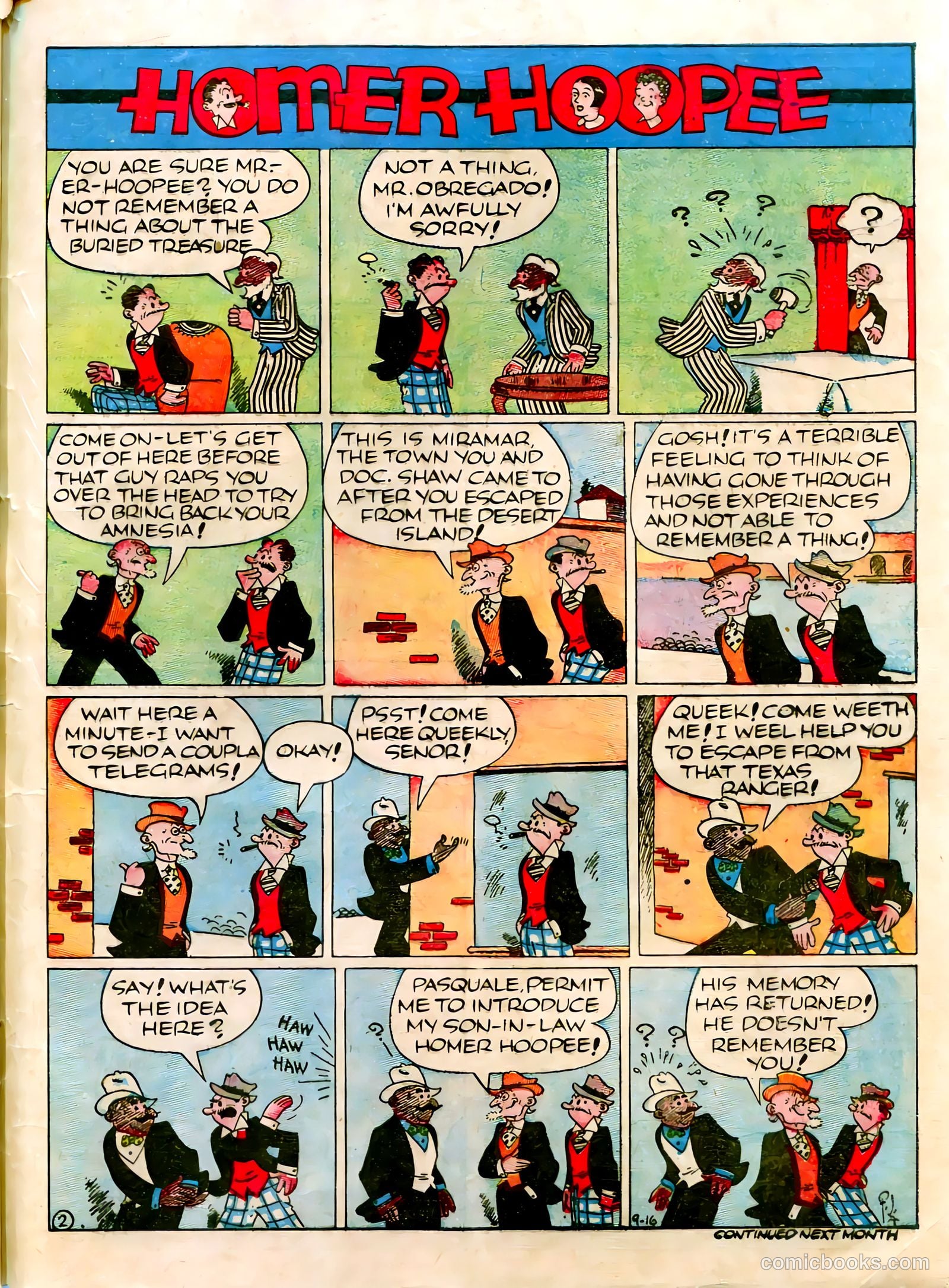Famous Funnies #56 — page 59 of 64