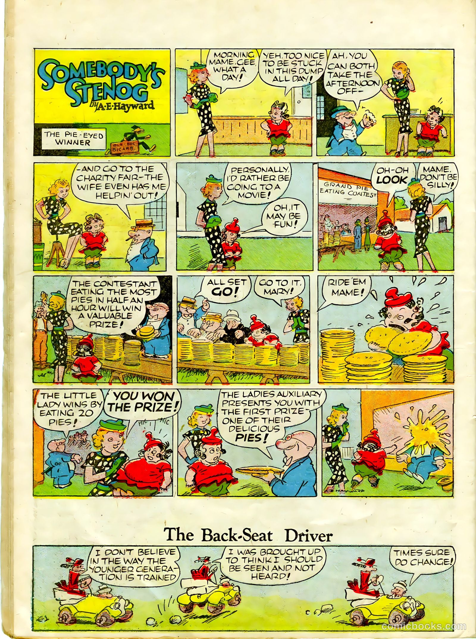 Famous Funnies #57 — page 35 of 55