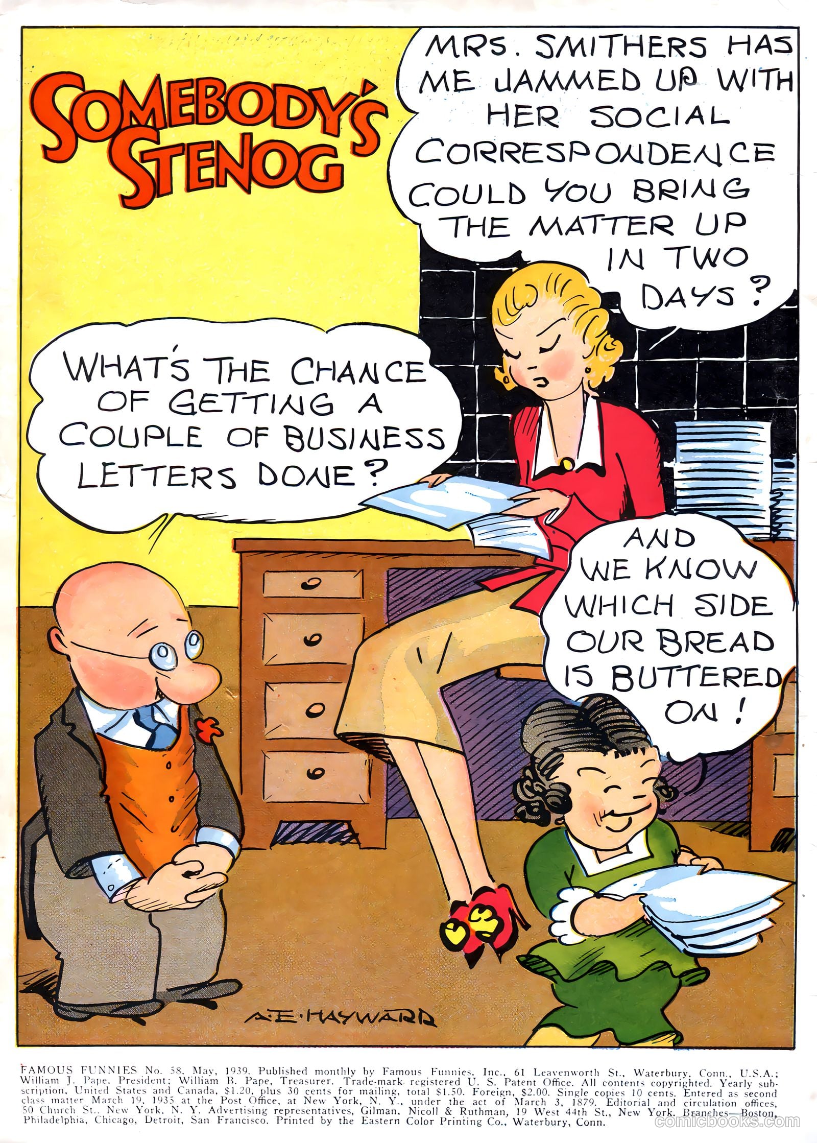 Famous Funnies #58 — page 2 of 64