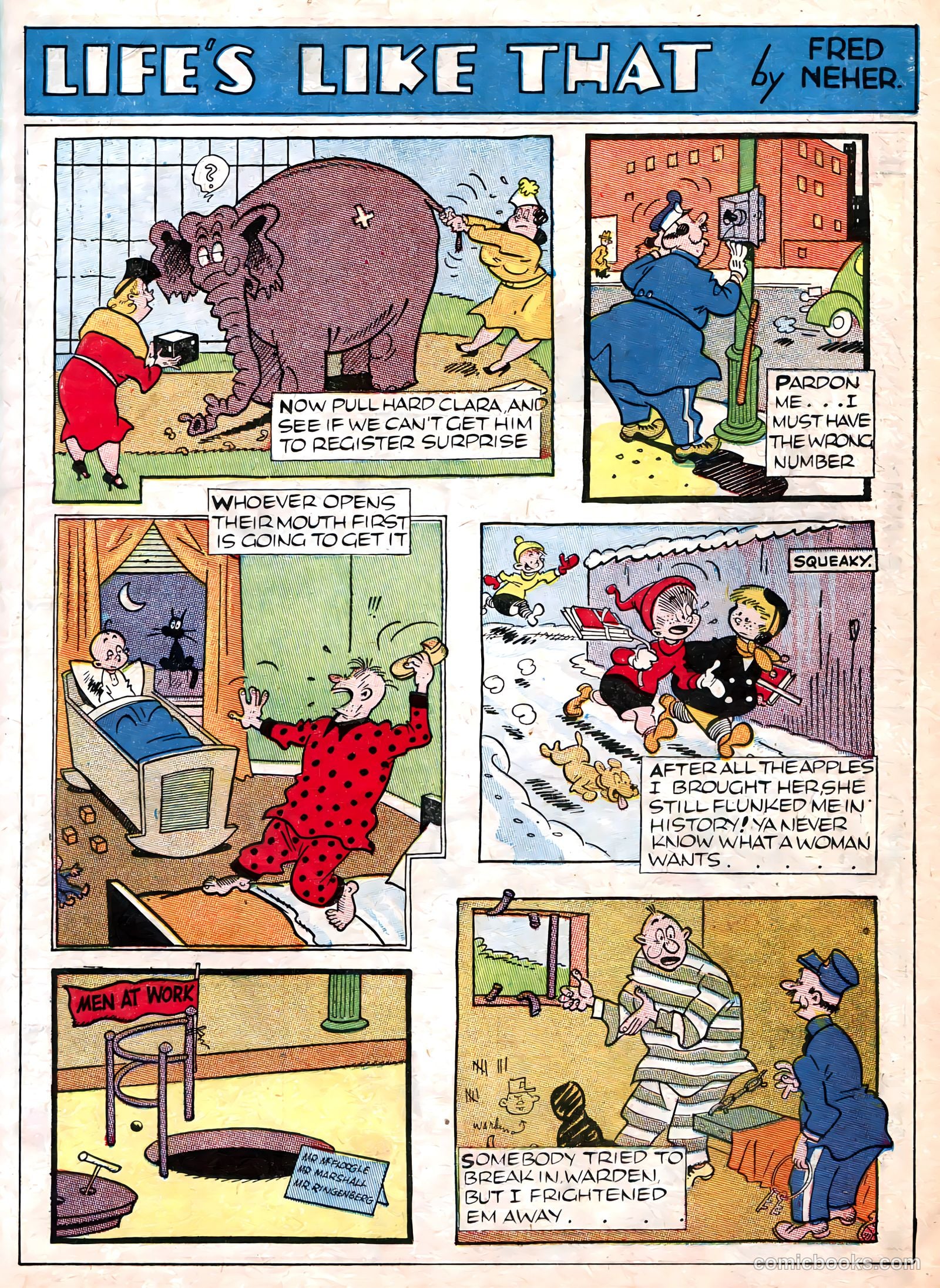 Famous Funnies #58 — page 17 of 64
