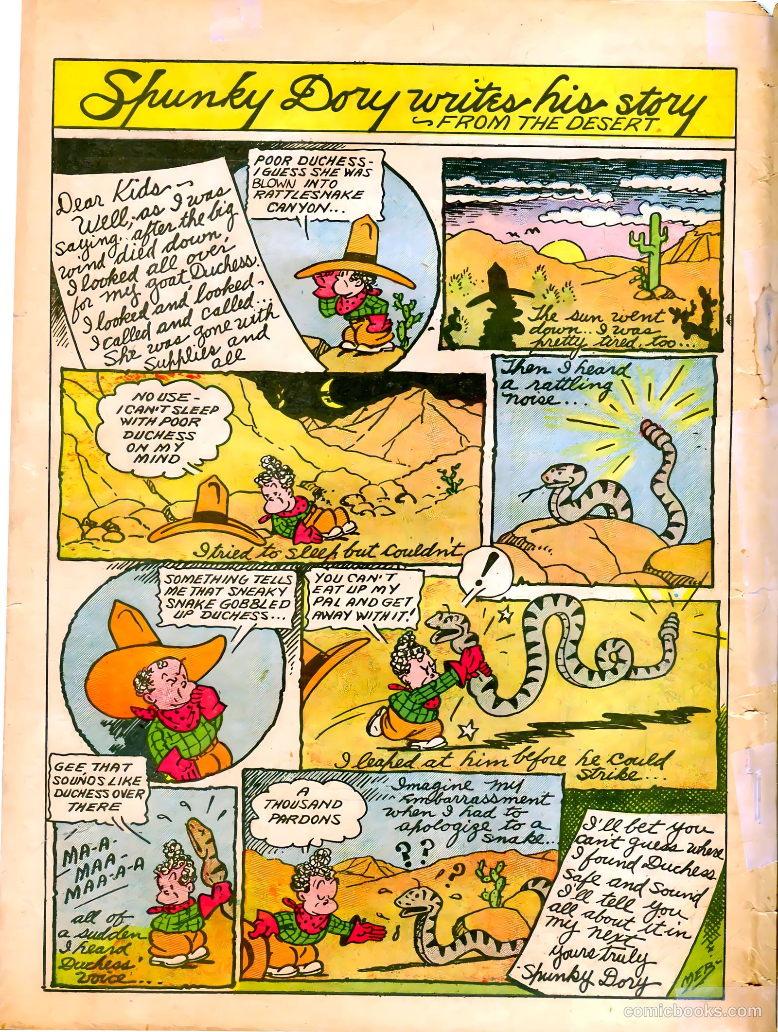 Famous Funnies #59 — page 61 of 63