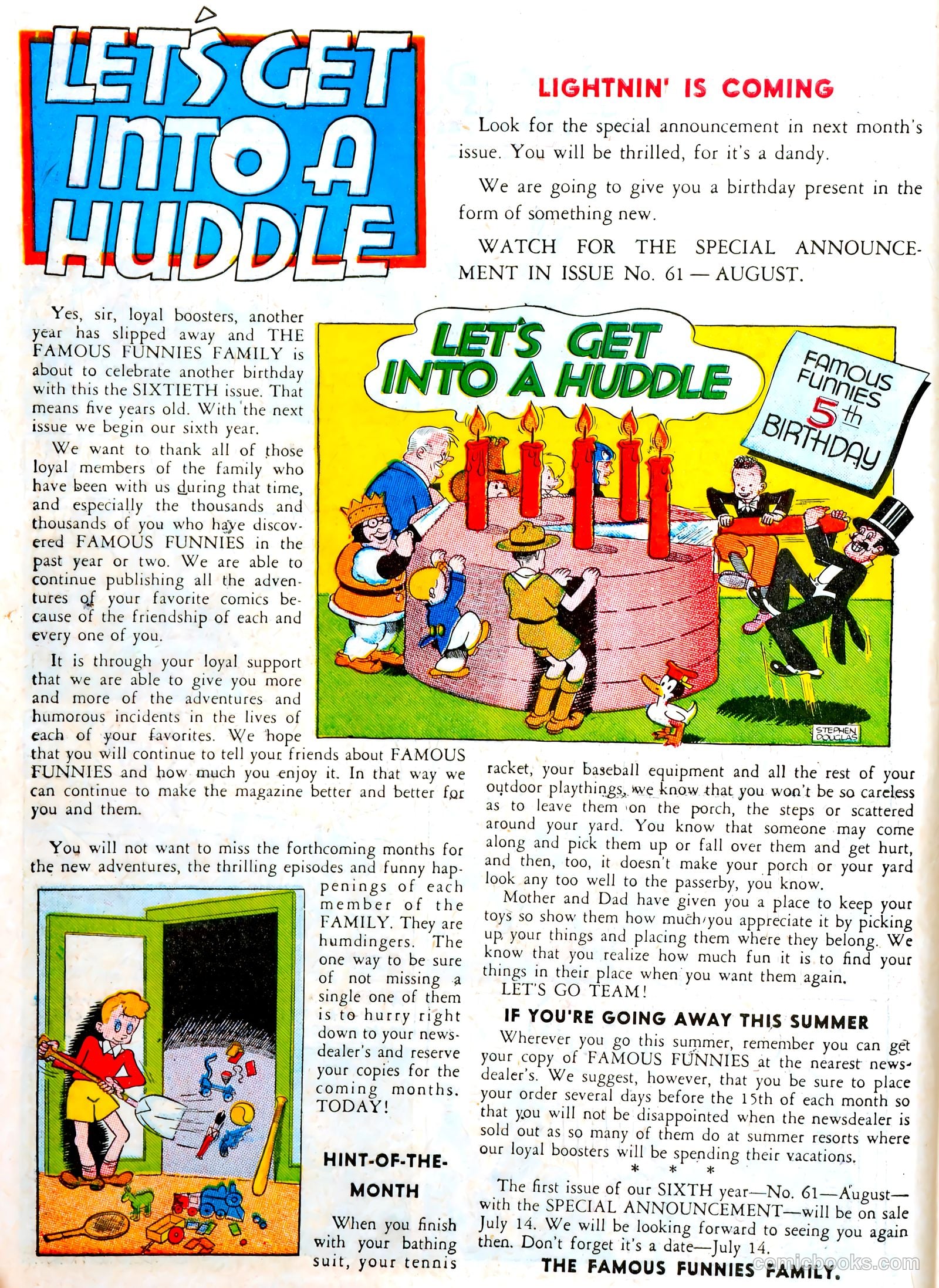 Famous Funnies #60 — page 10 of 62