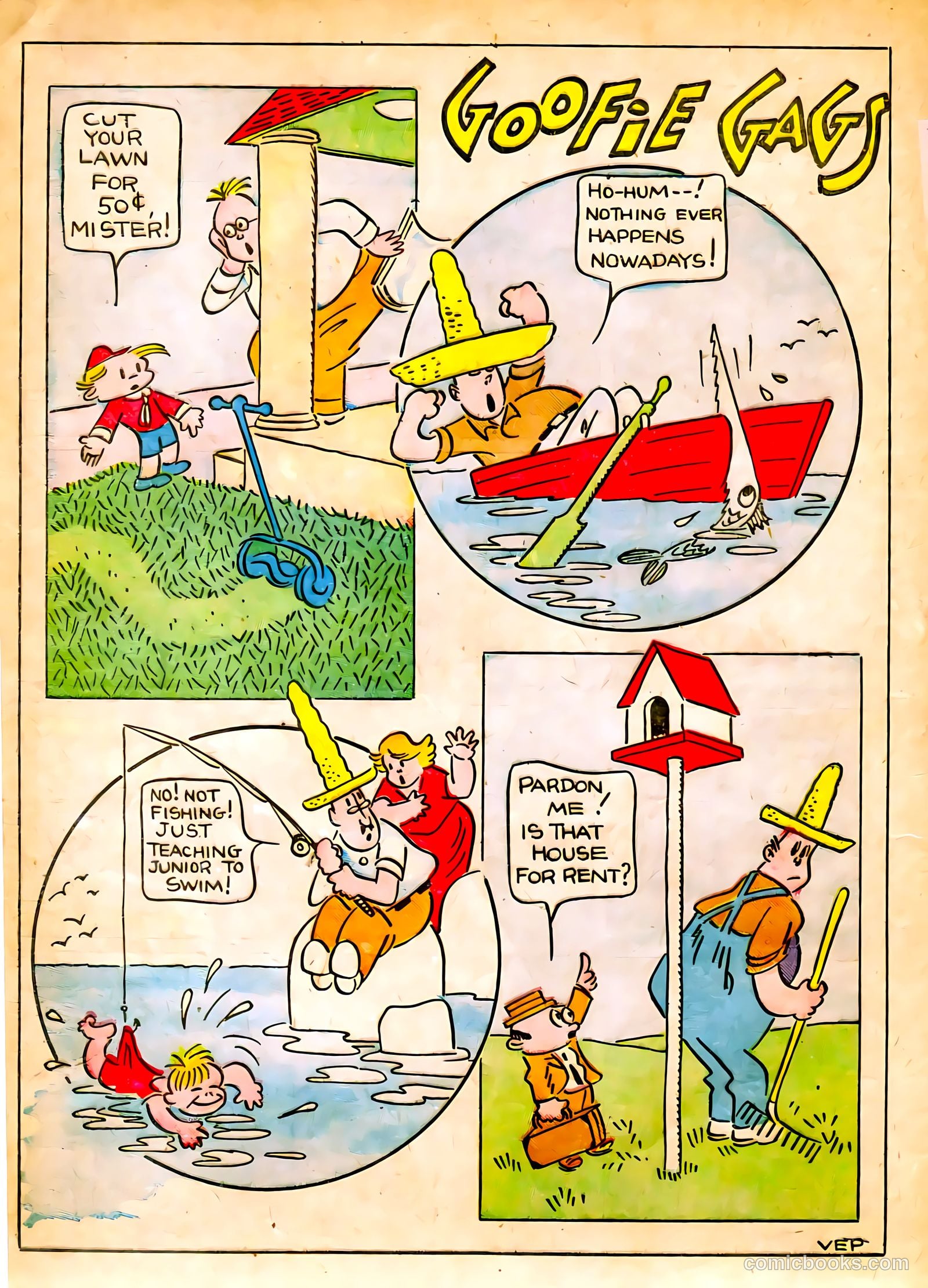 Famous Funnies #61 — page 4 of 64