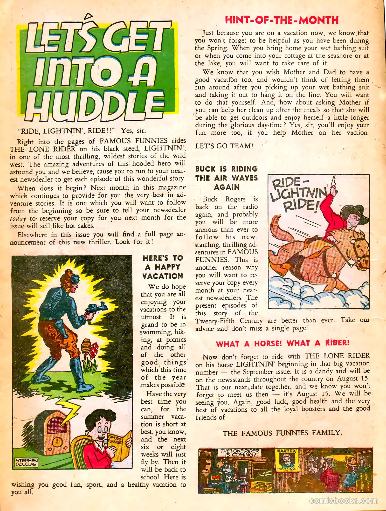 Famous Funnies #61 — page 10 of 64