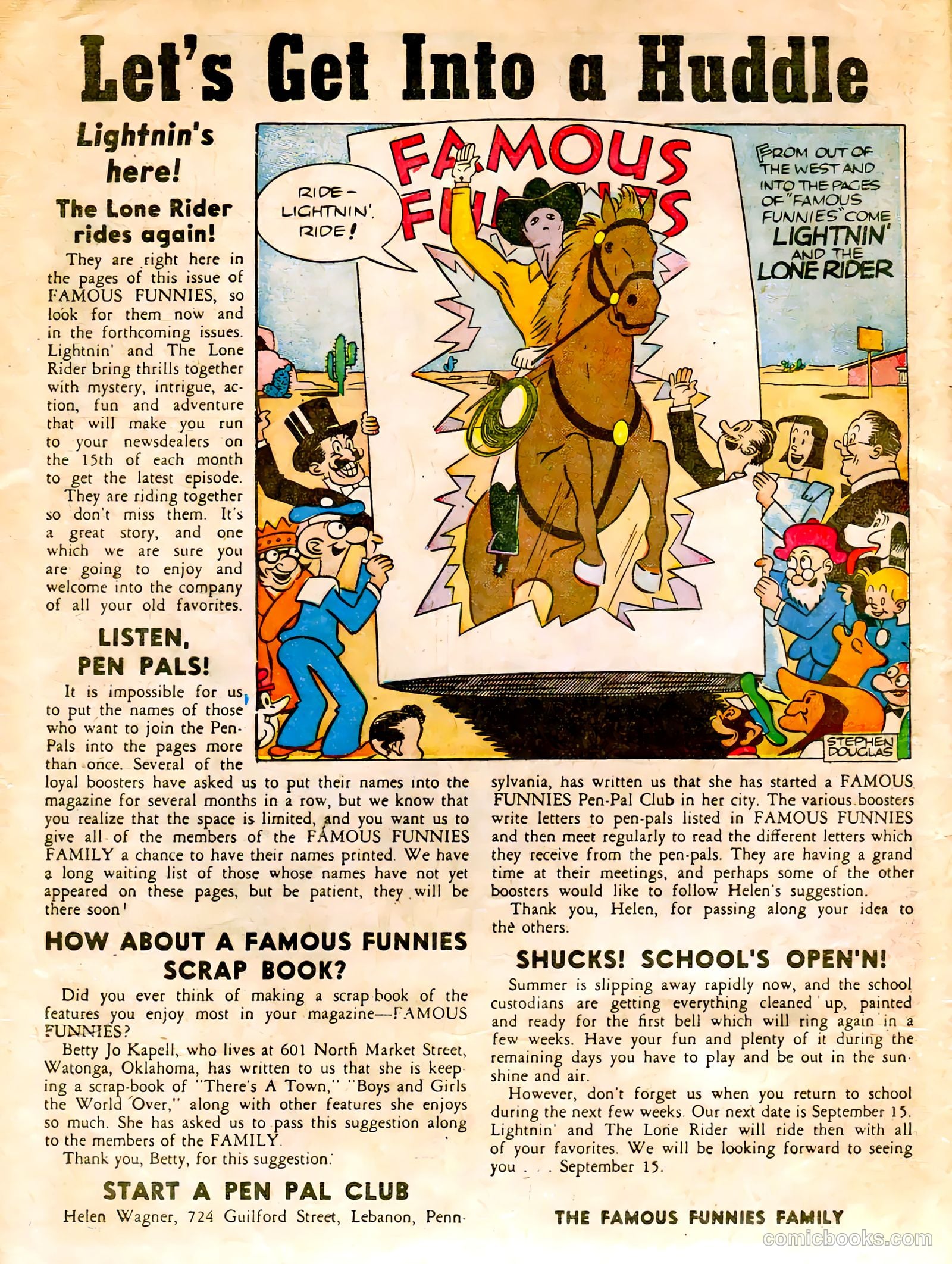 Famous Funnies #62 — page 11 of 65