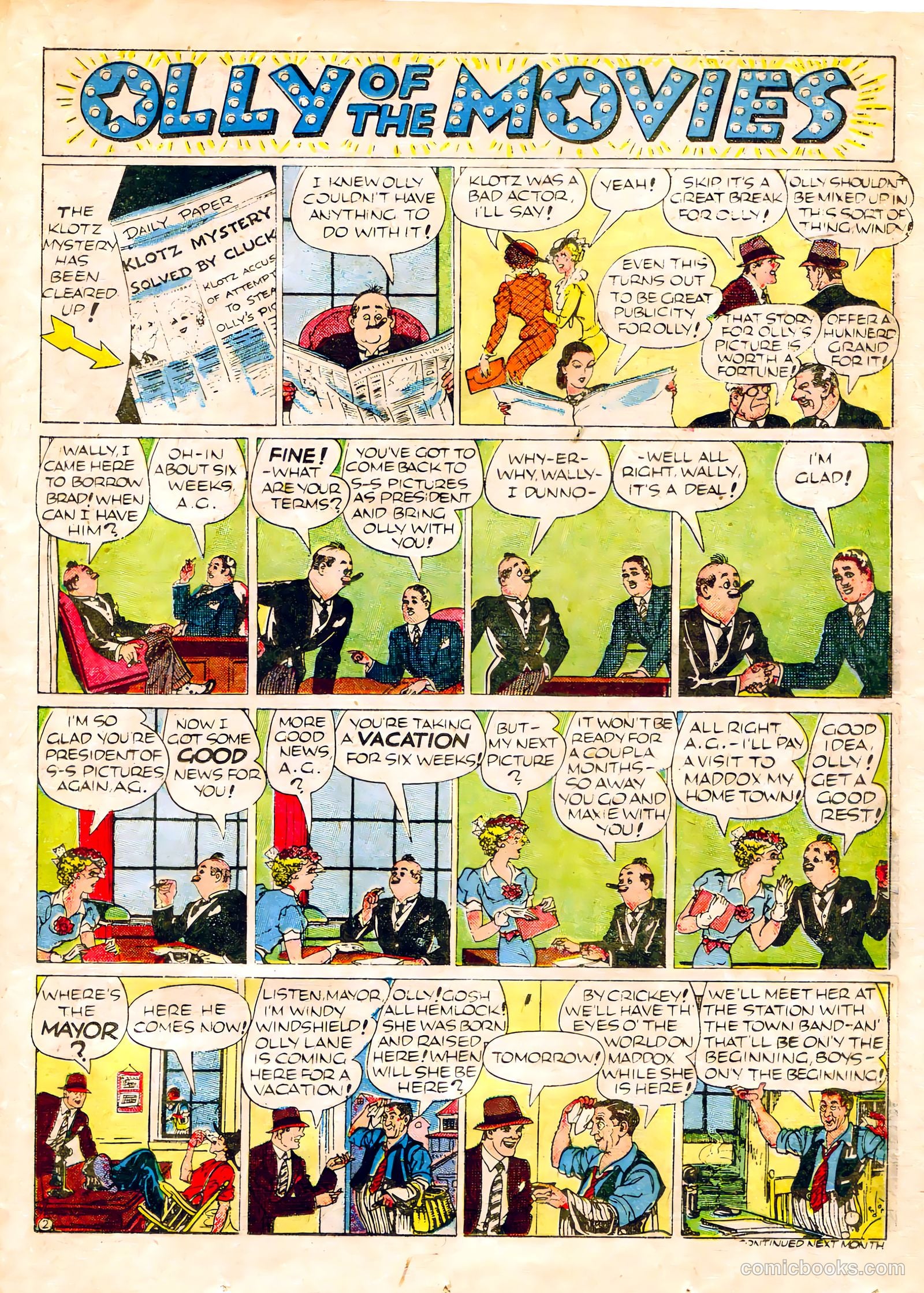 Famous Funnies #62 — page 42 of 65