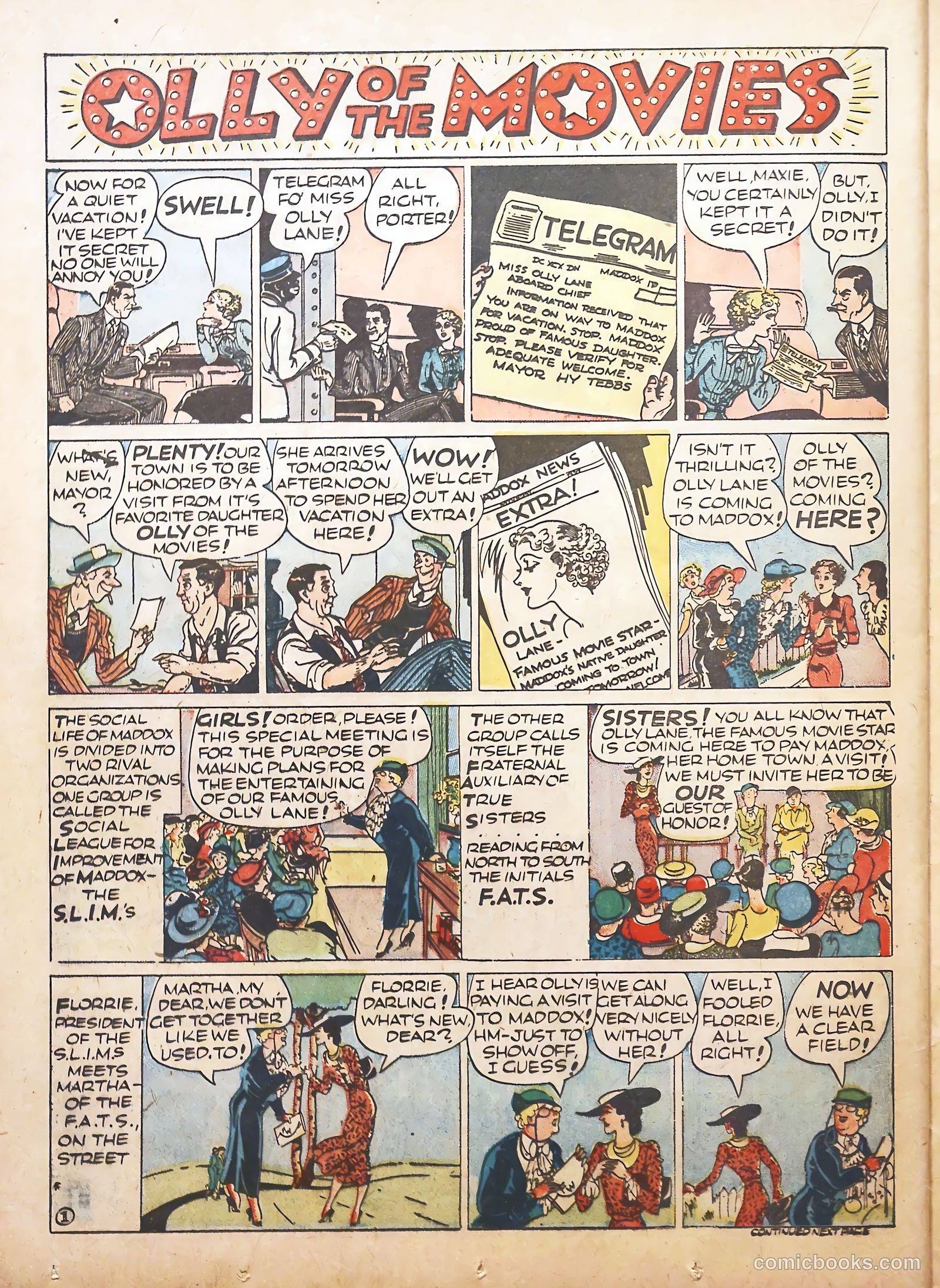Famous Funnies #63 — page 39 of 64
