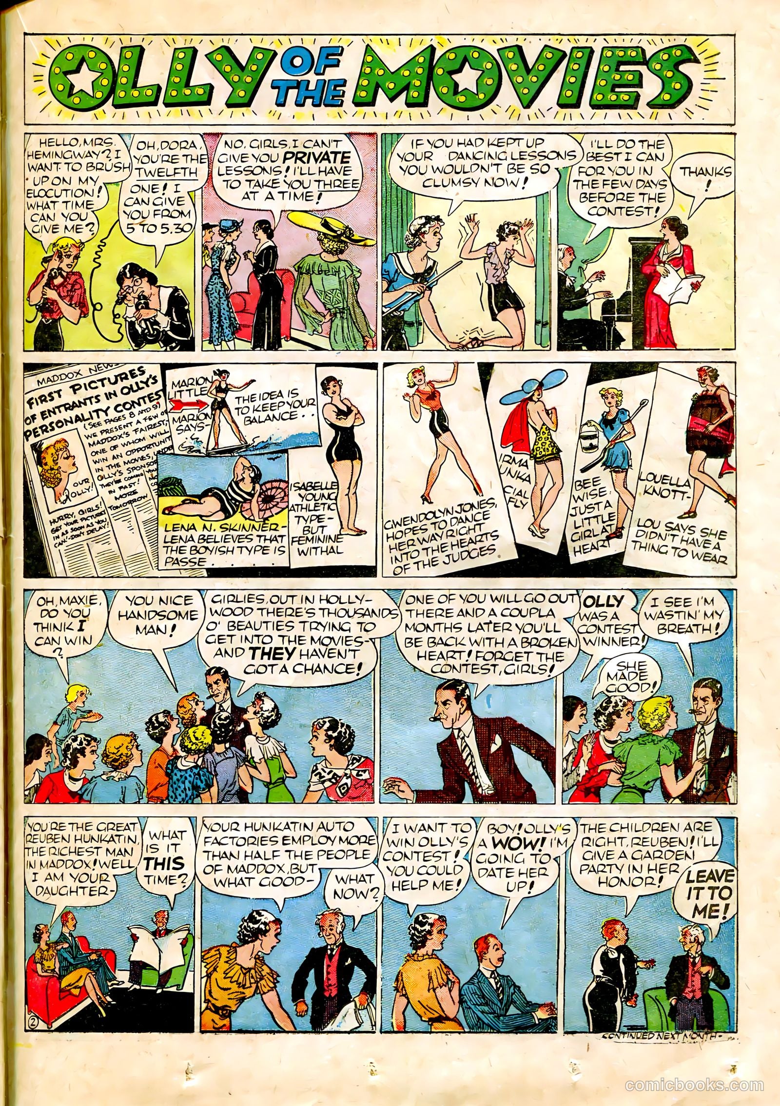 Famous Funnies #64 — page 40 of 63
