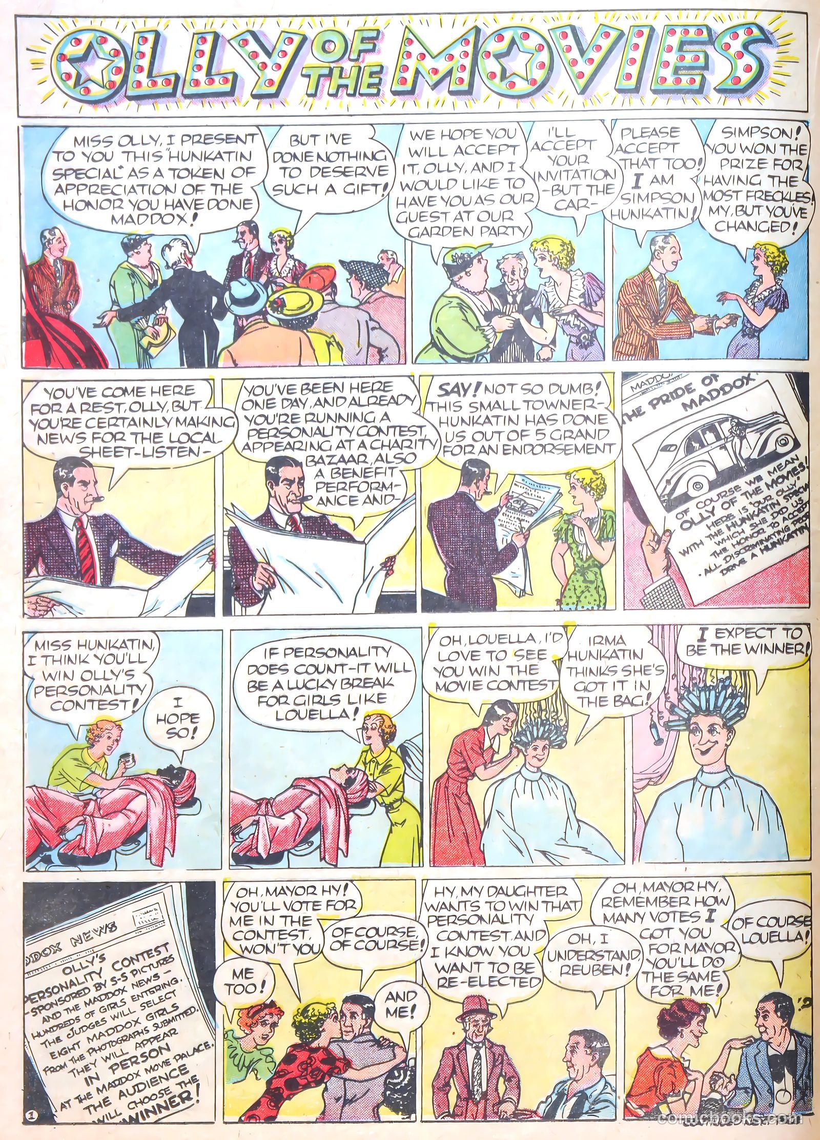 Famous Funnies #65 — page 39 of 62