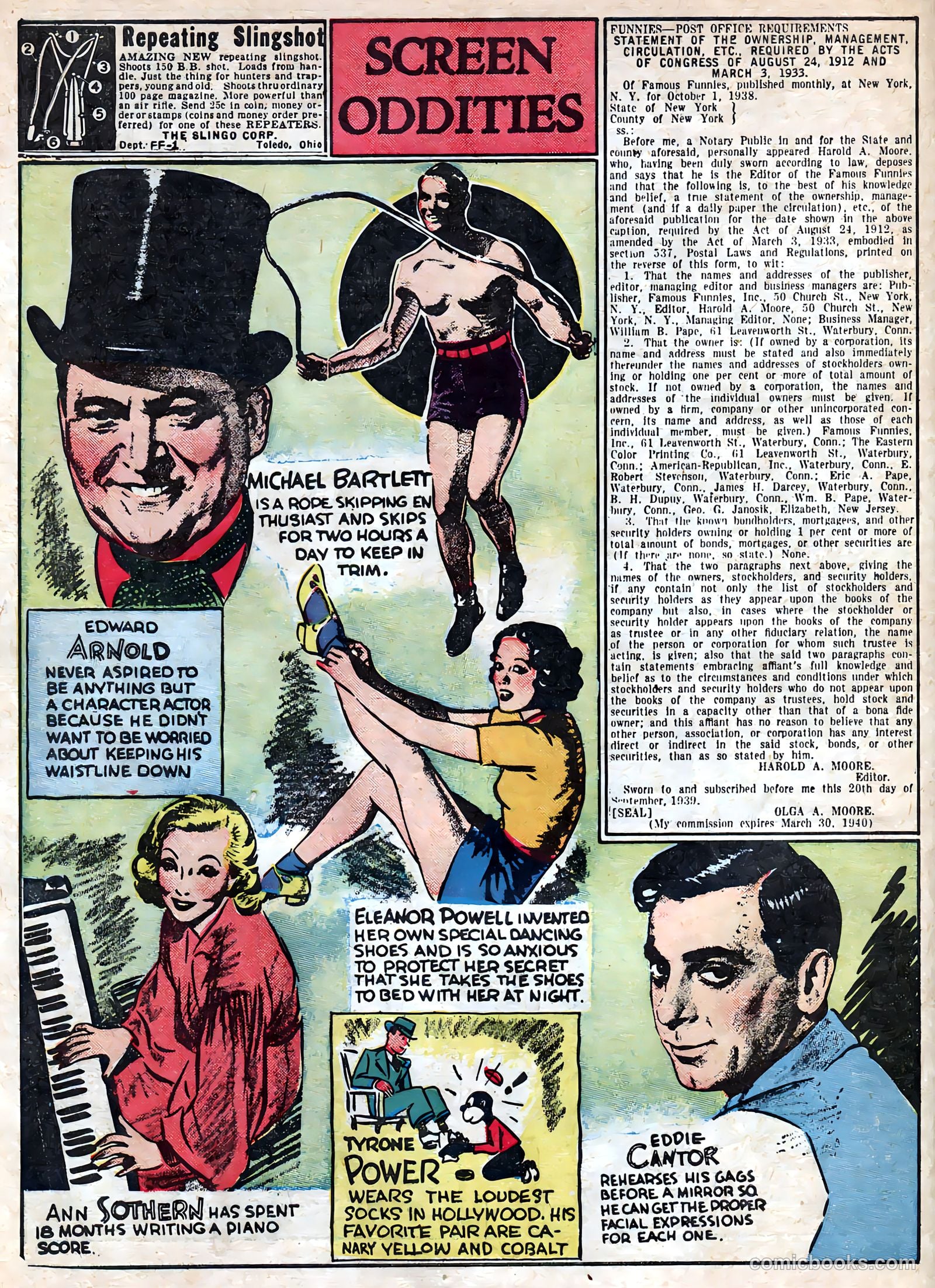 Famous Funnies #66 — page 62 of 64