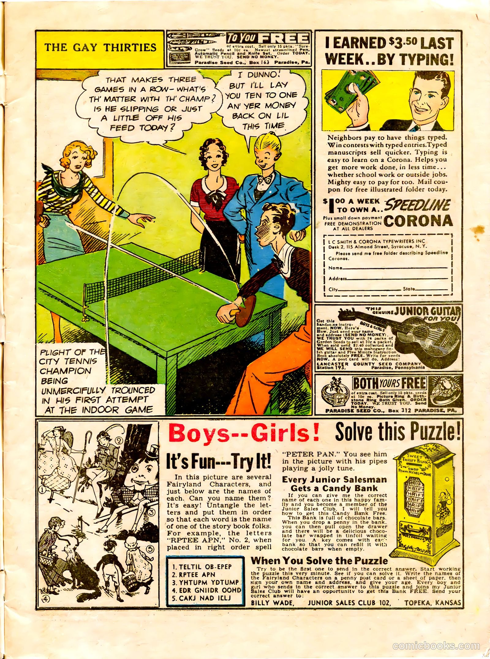 Famous Funnies #67 — page 5 of 63