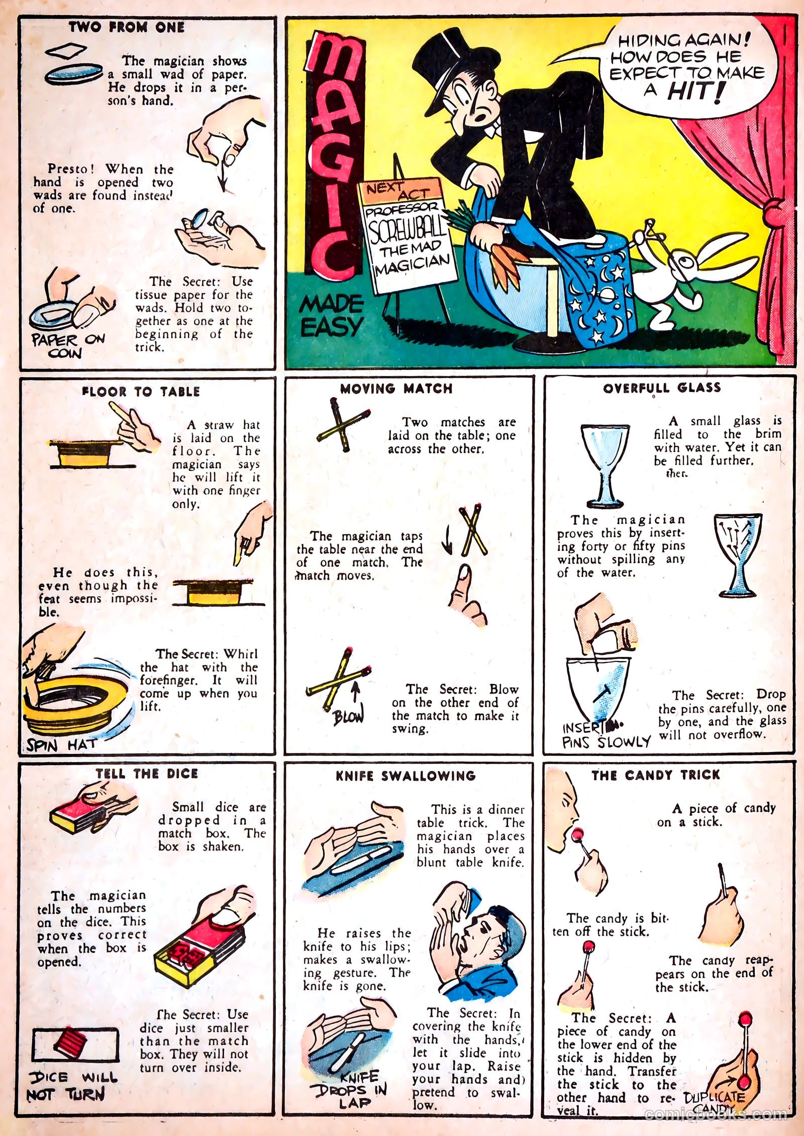 Famous Funnies #68 — page 60 of 62