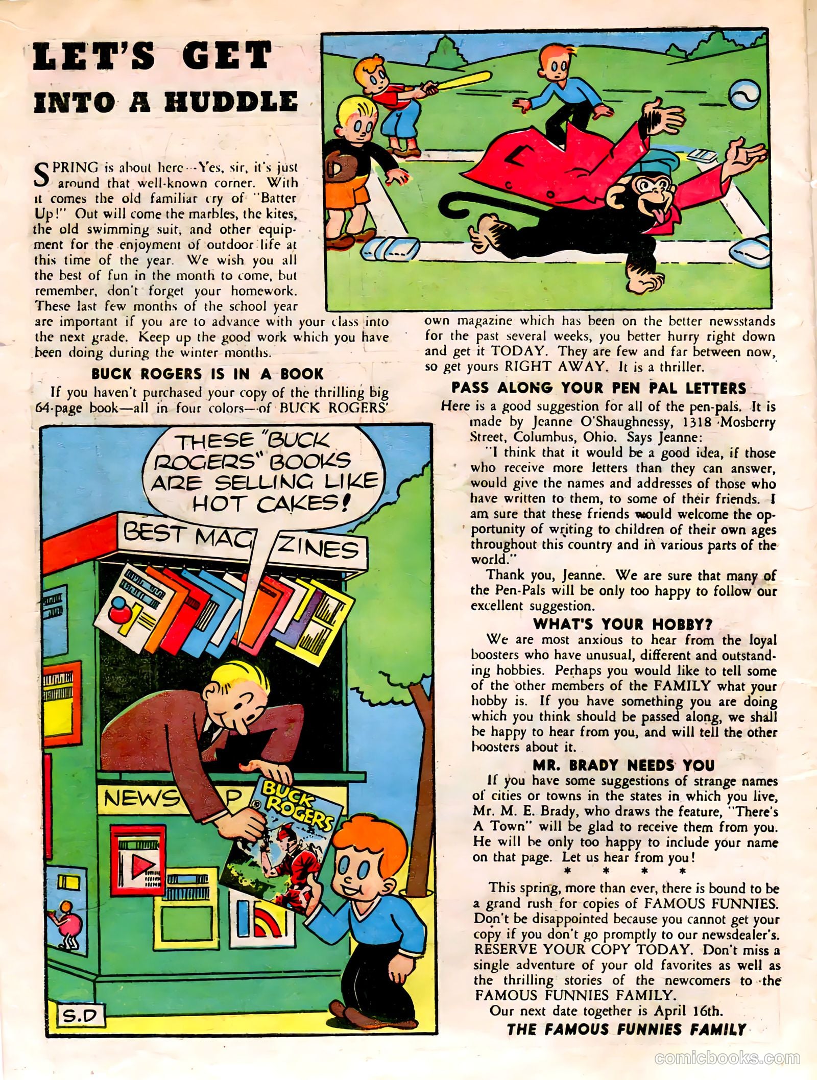 Famous Funnies #69 — page 10 of 64