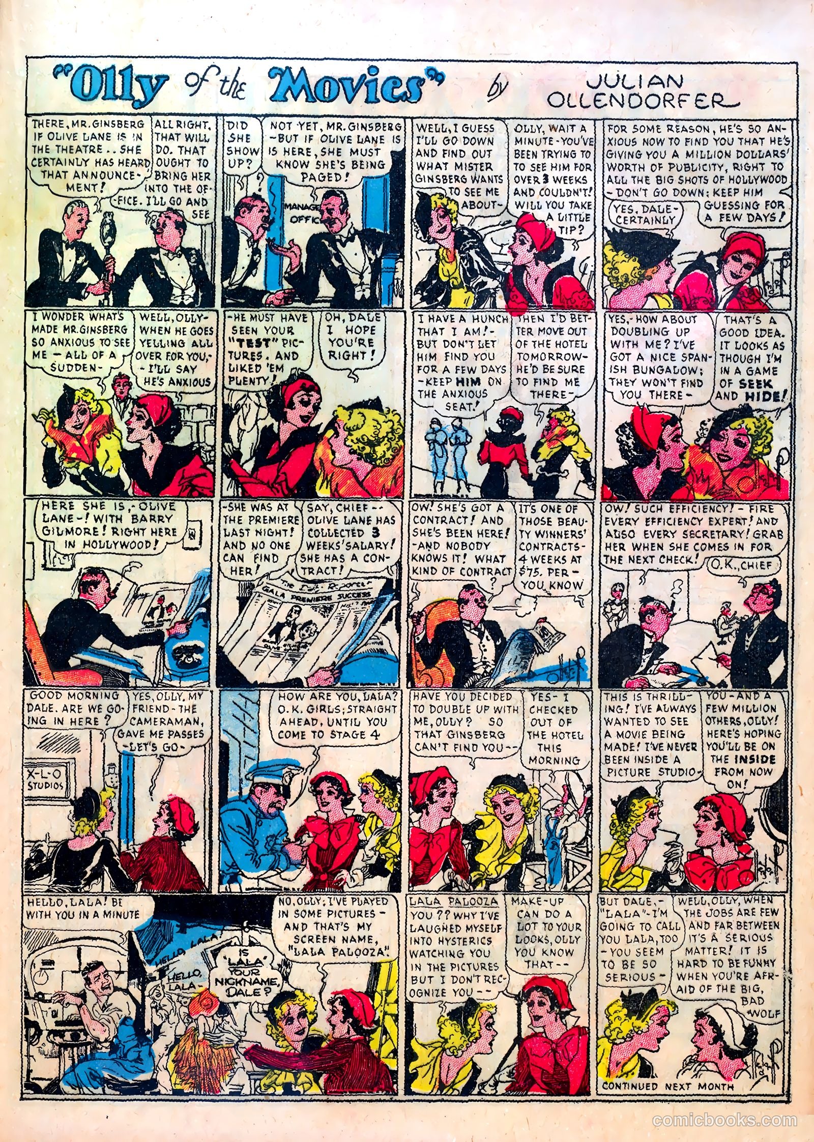 Famous Funnies #7 — page 35 of 64