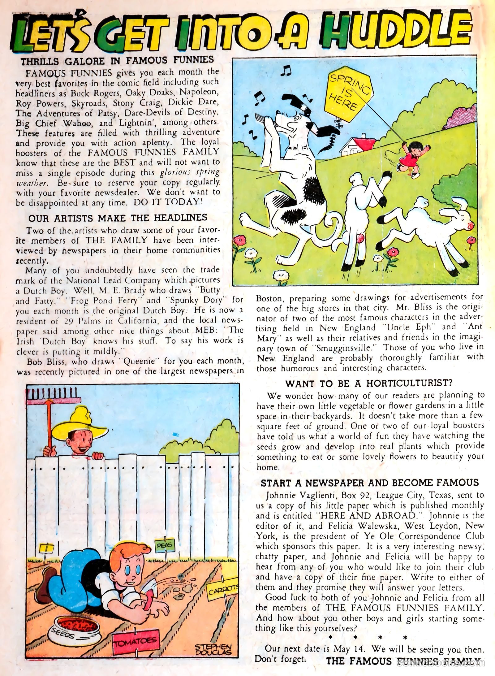 Famous Funnies #70 — page 10 of 62