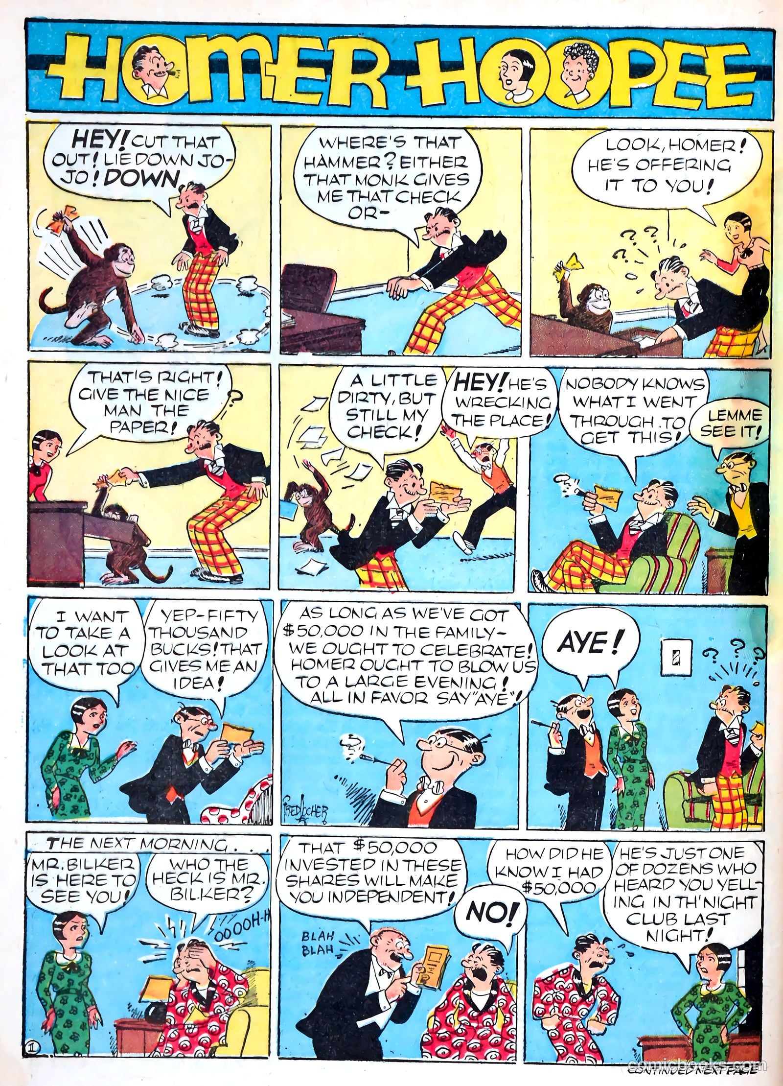 Famous Funnies #70 — page 56 of 62