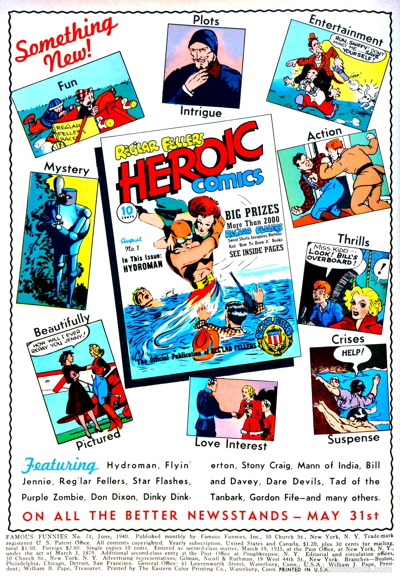 Famous Funnies #71 — page 2 of 62
