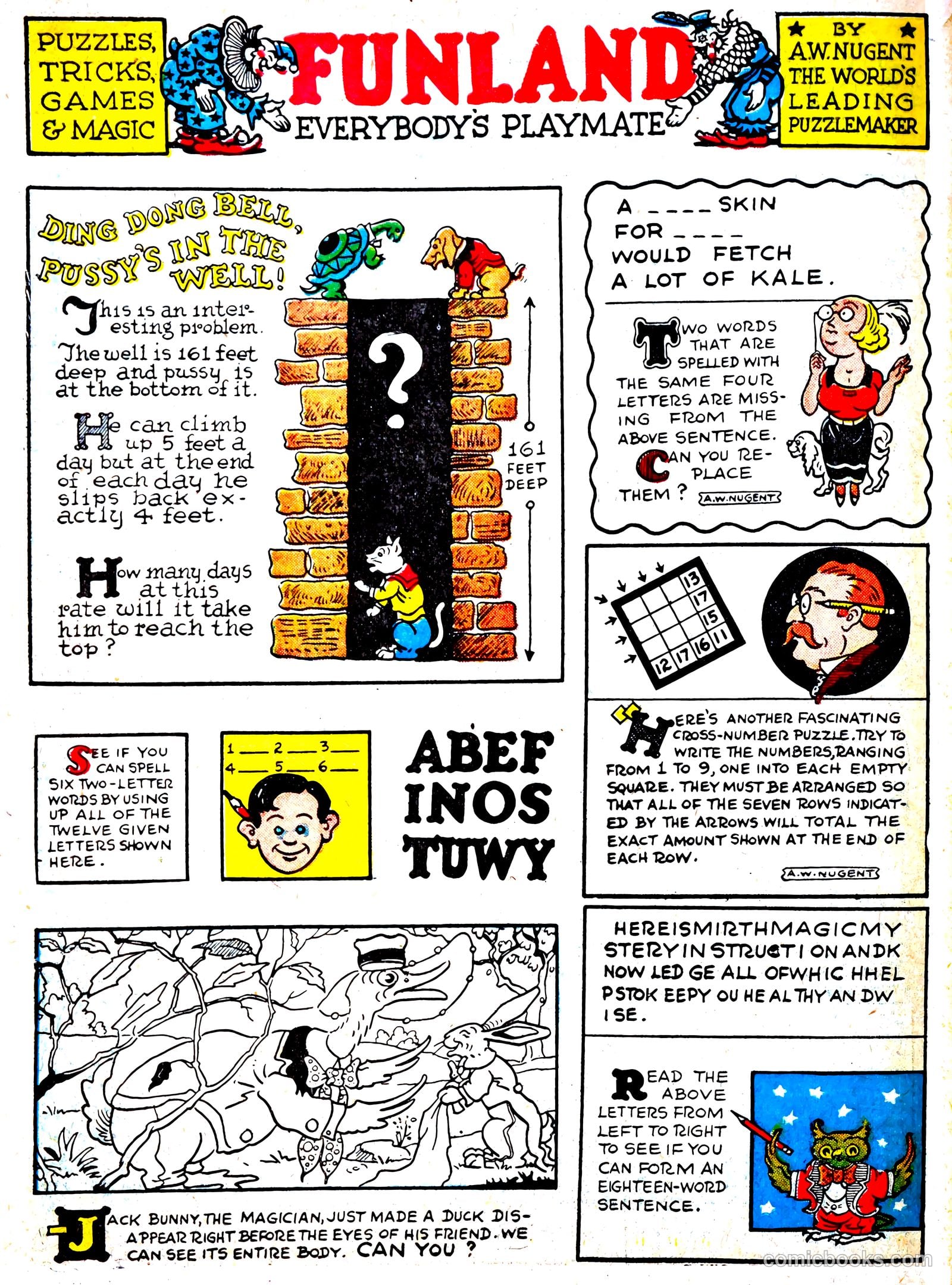 Famous Funnies #71 — page 58 of 62
