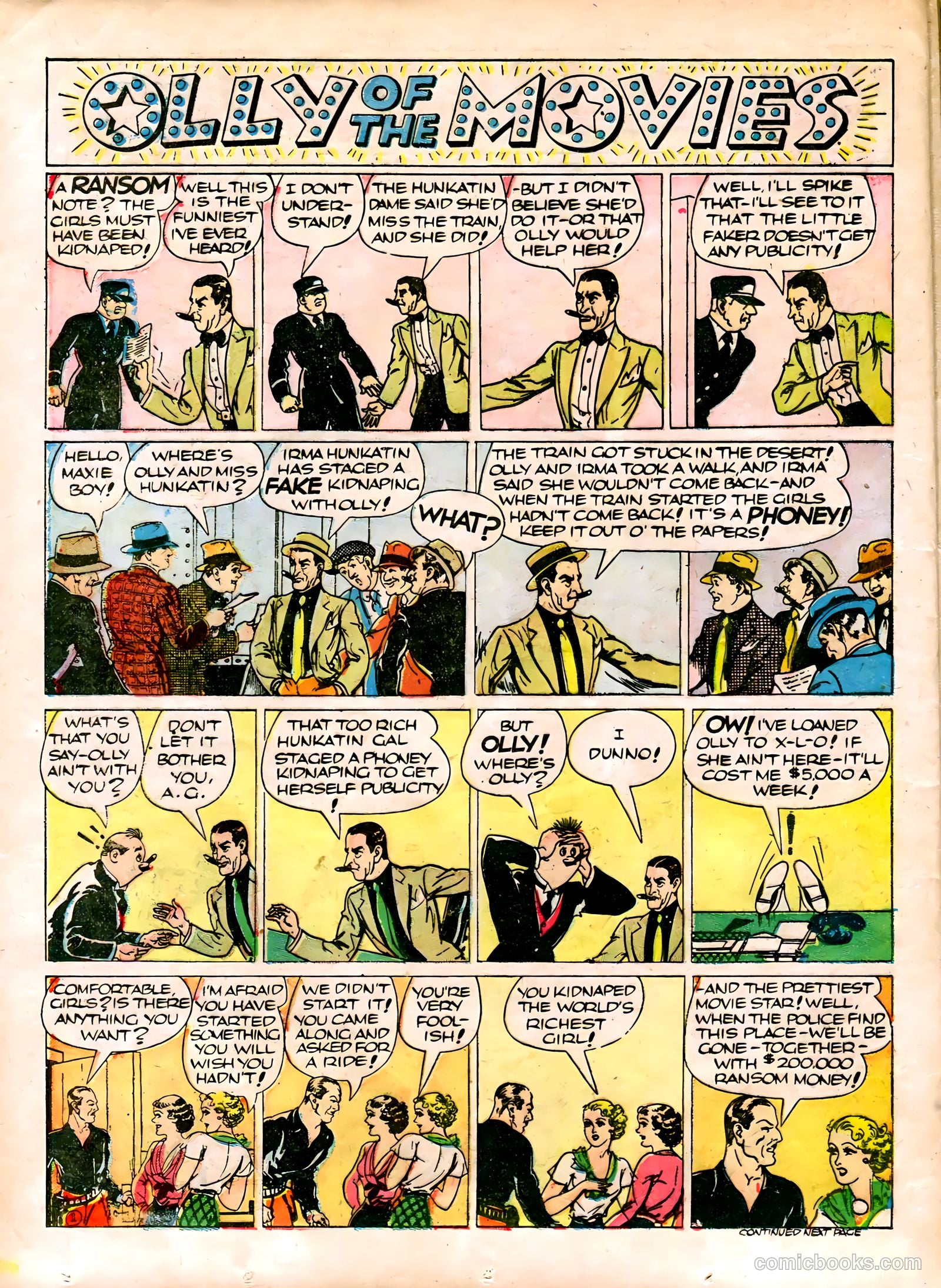 Famous Funnies #72 — page 40 of 64