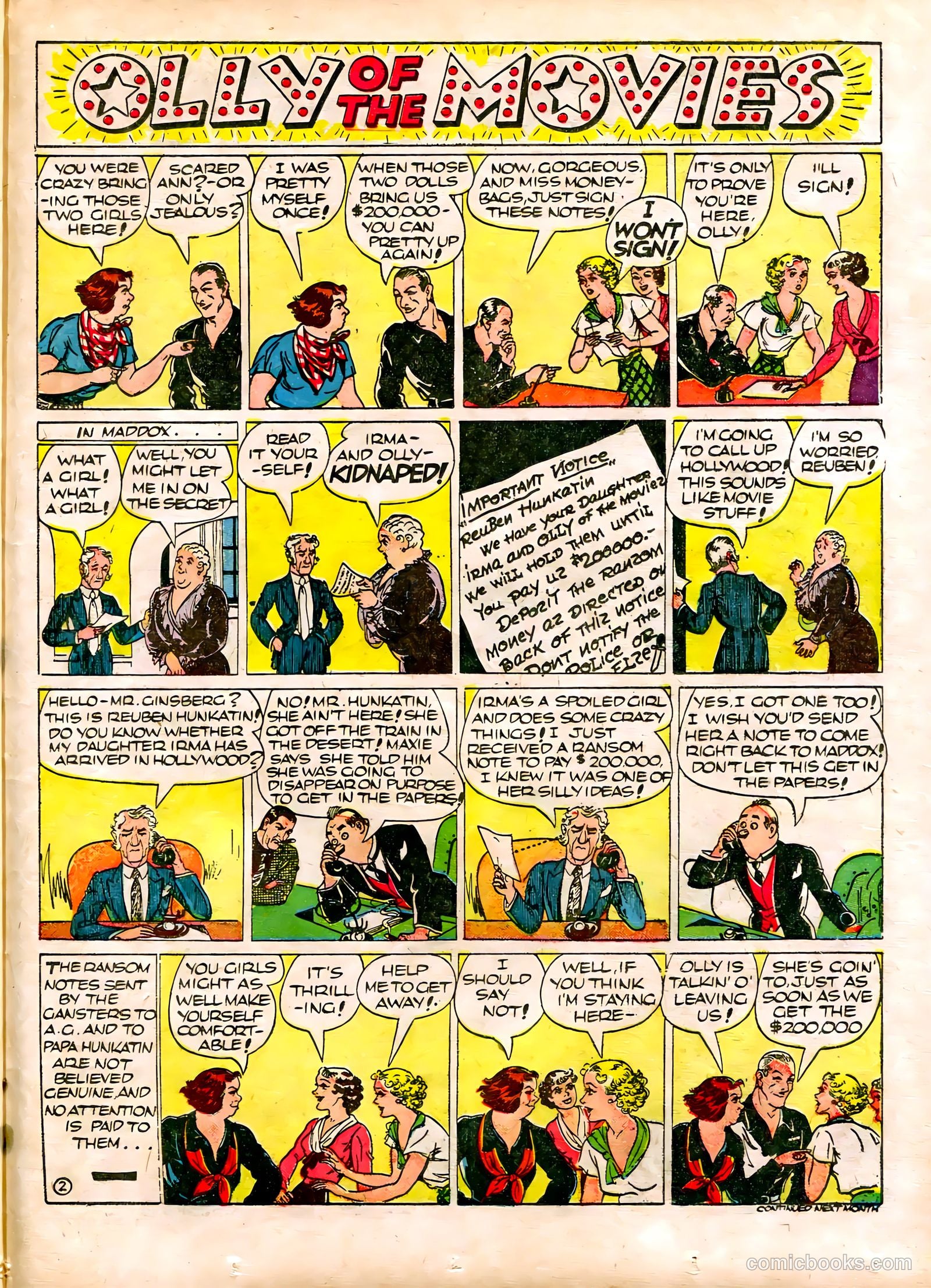 Famous Funnies #72 — page 41 of 64