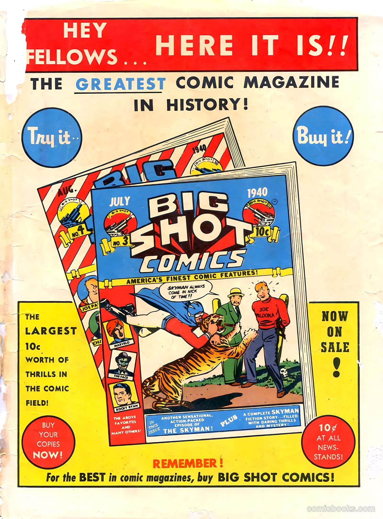 Famous Funnies #72 — page 63 of 64