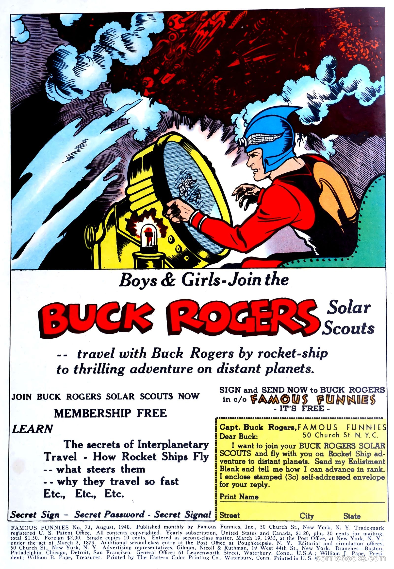 Famous Funnies #73 — page 2 of 62