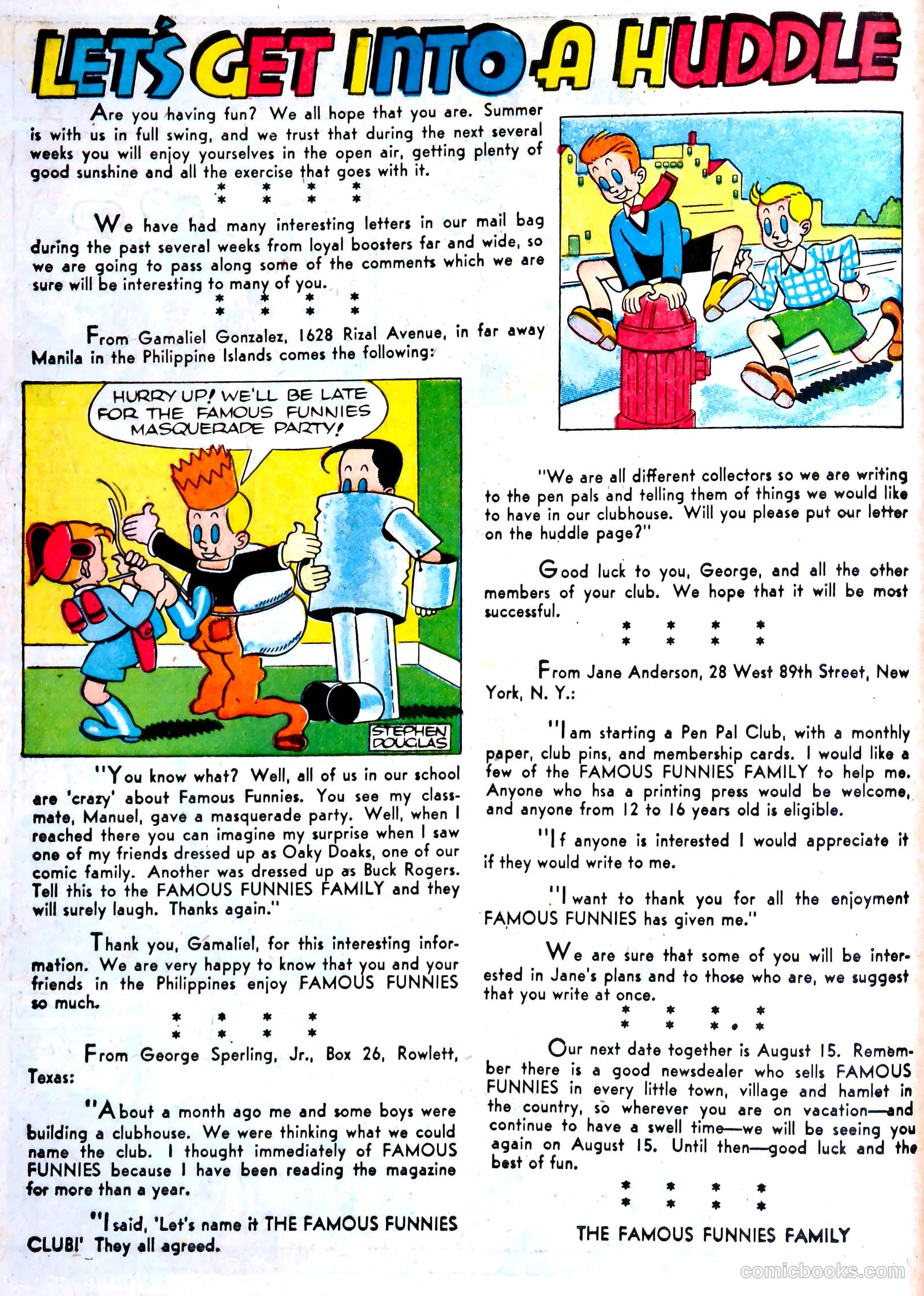 Famous Funnies #73 — page 10 of 62