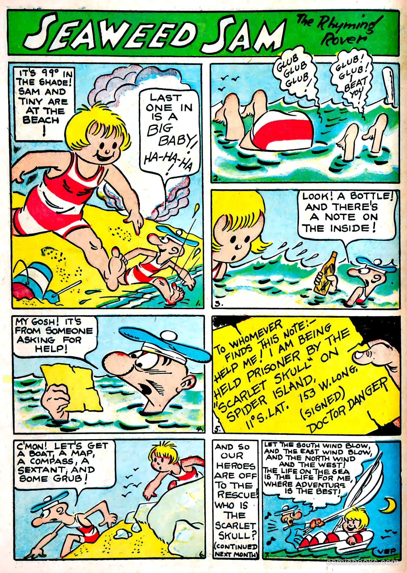 Famous Funnies #73 — page 37 of 62