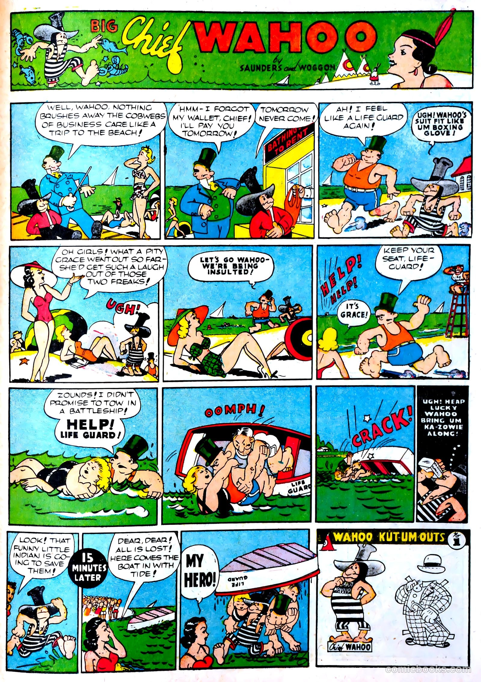 Famous Funnies #73 — page 38 of 62