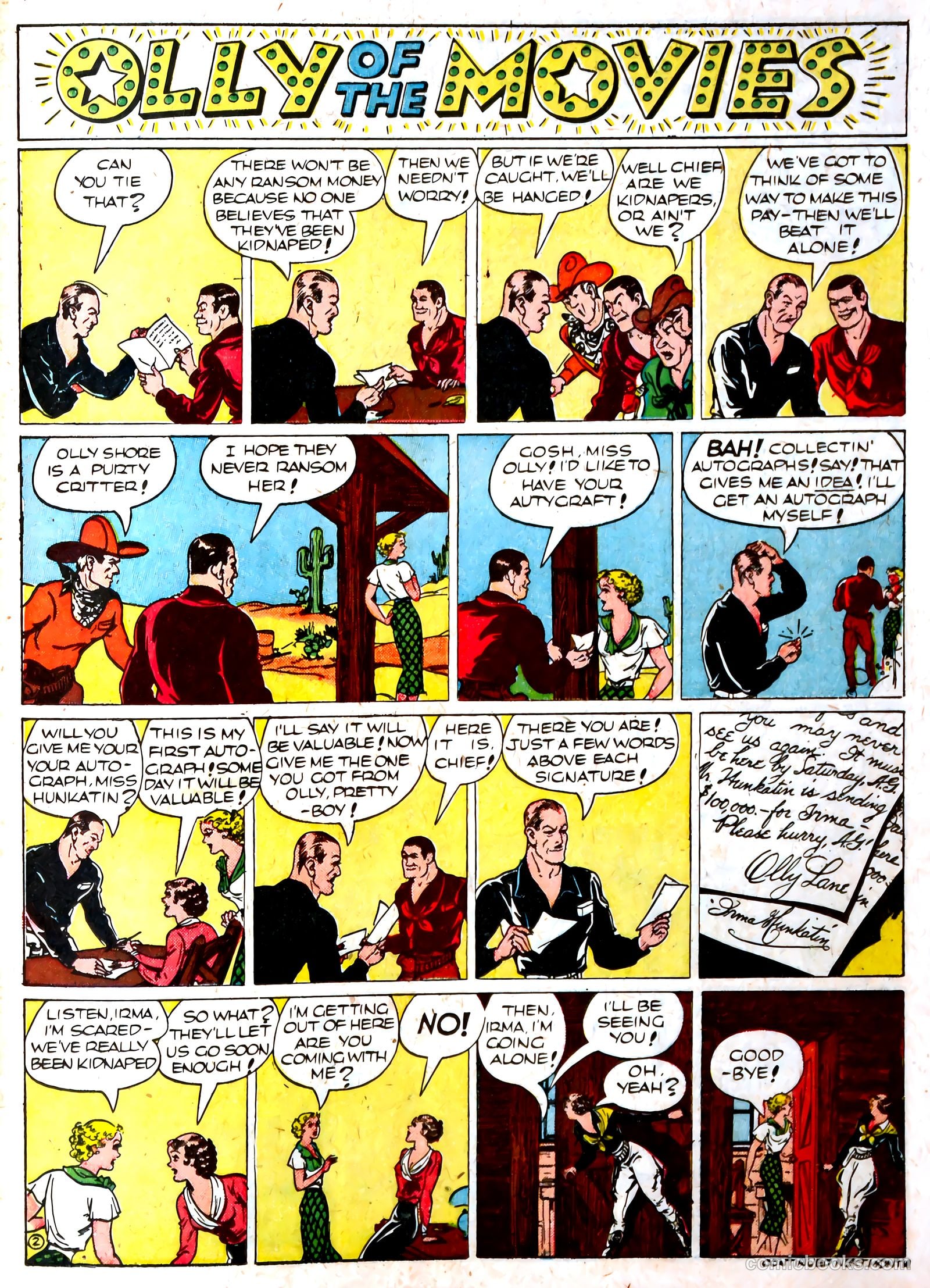 Famous Funnies #73 — page 40 of 62