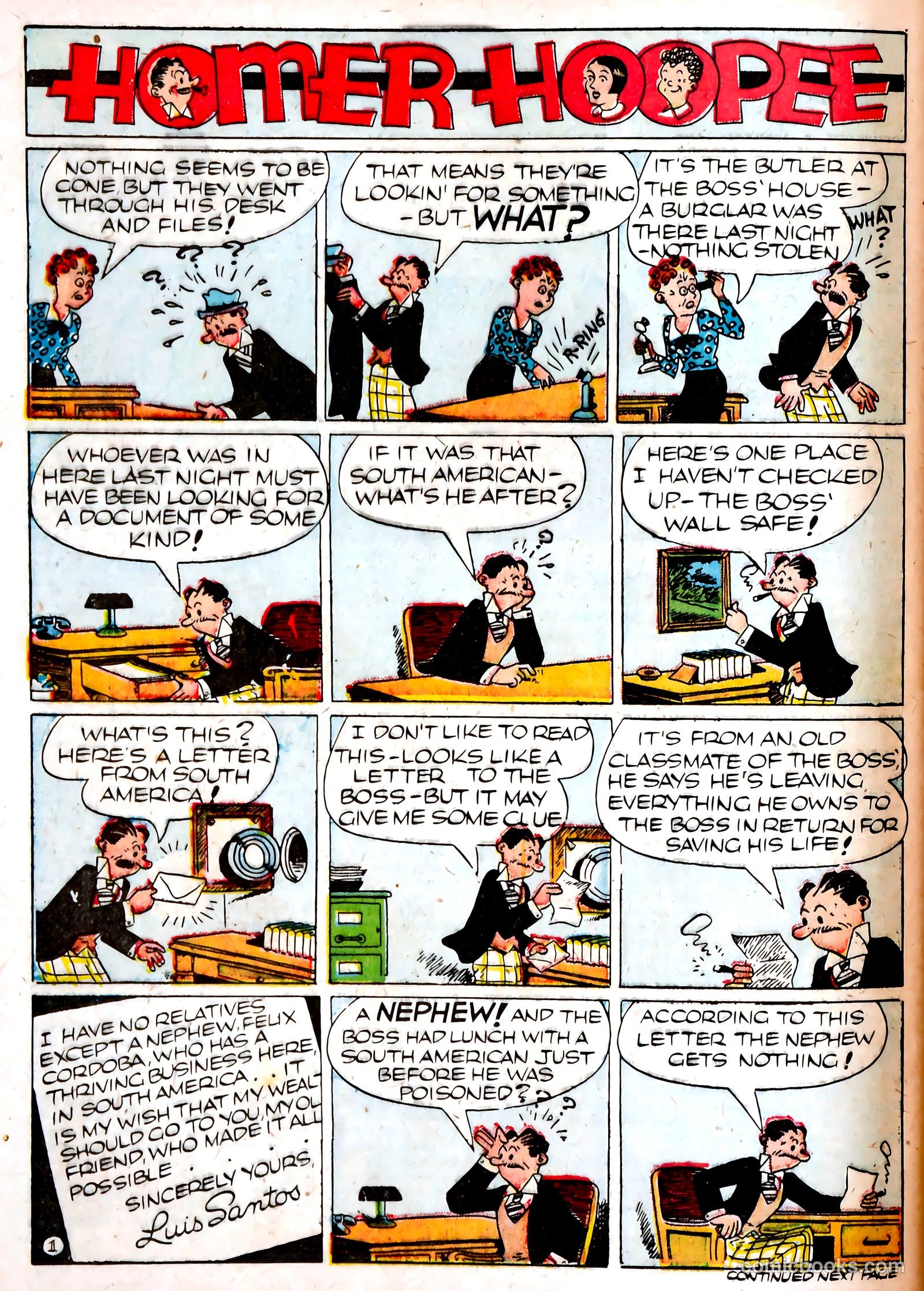 Famous Funnies #73 — page 56 of 62