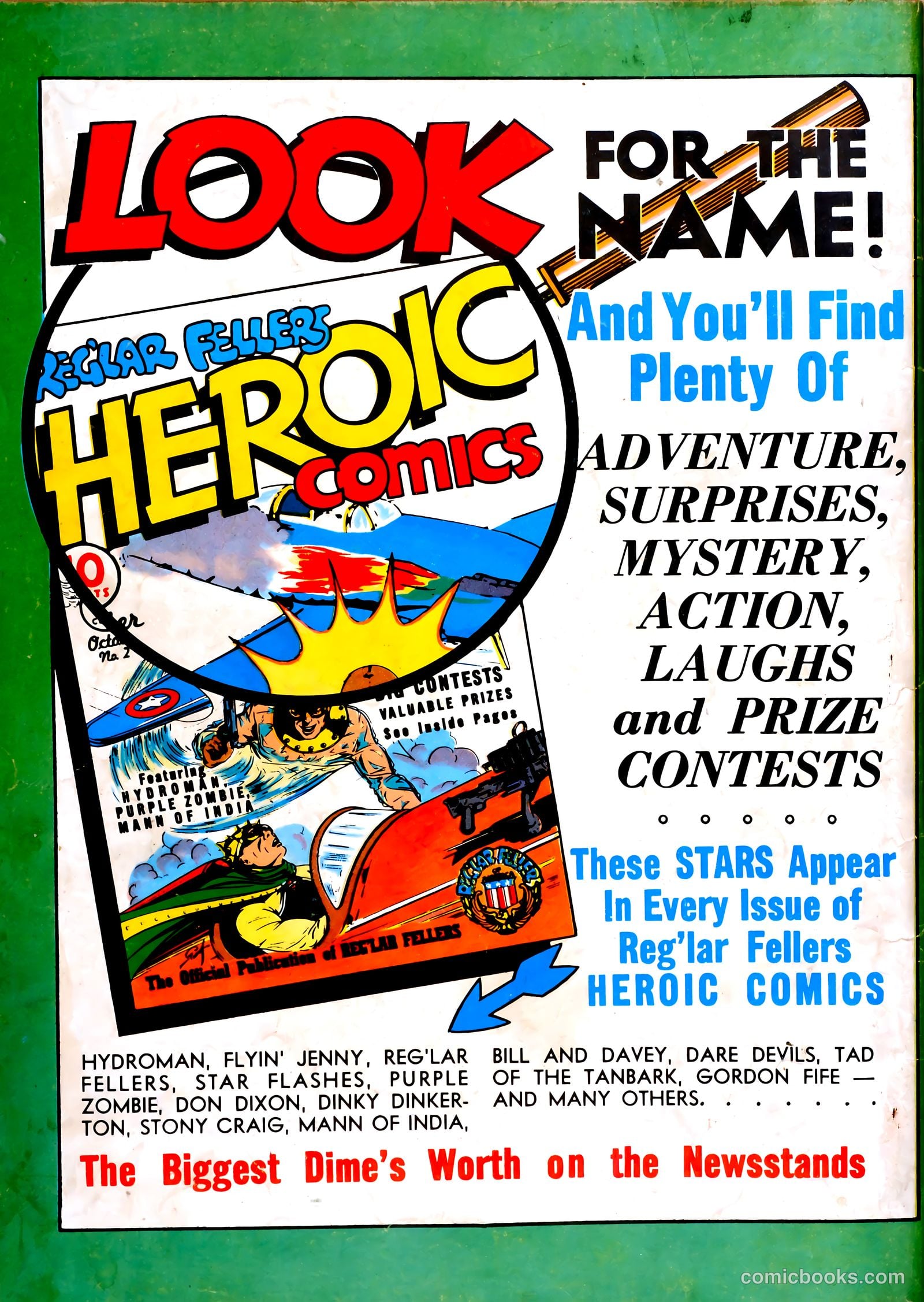 Famous Funnies #73 — page 62 of 62